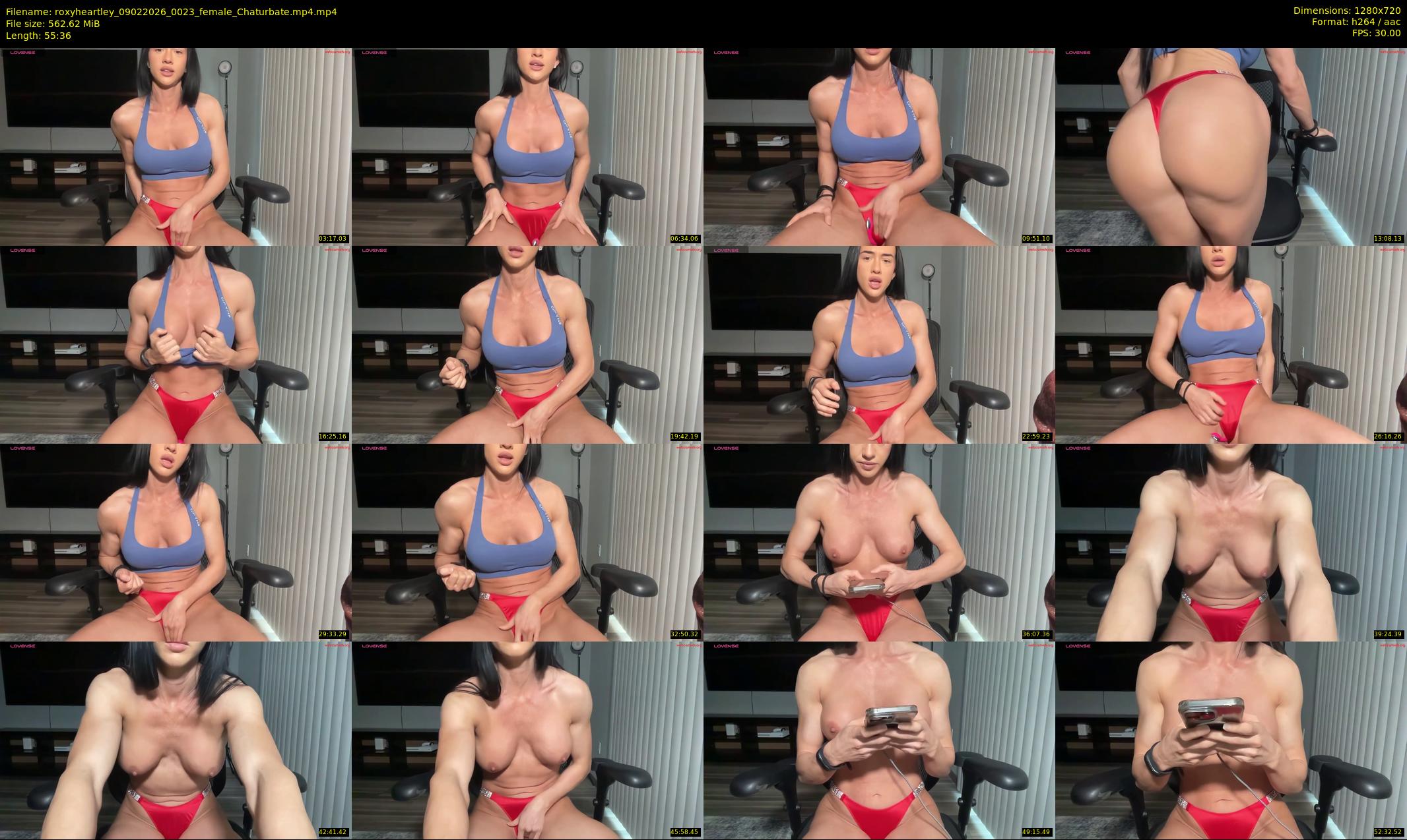 roxyheartley — 56 minute Chaturbate female cam show recording, 720p, Feb 9, 2026