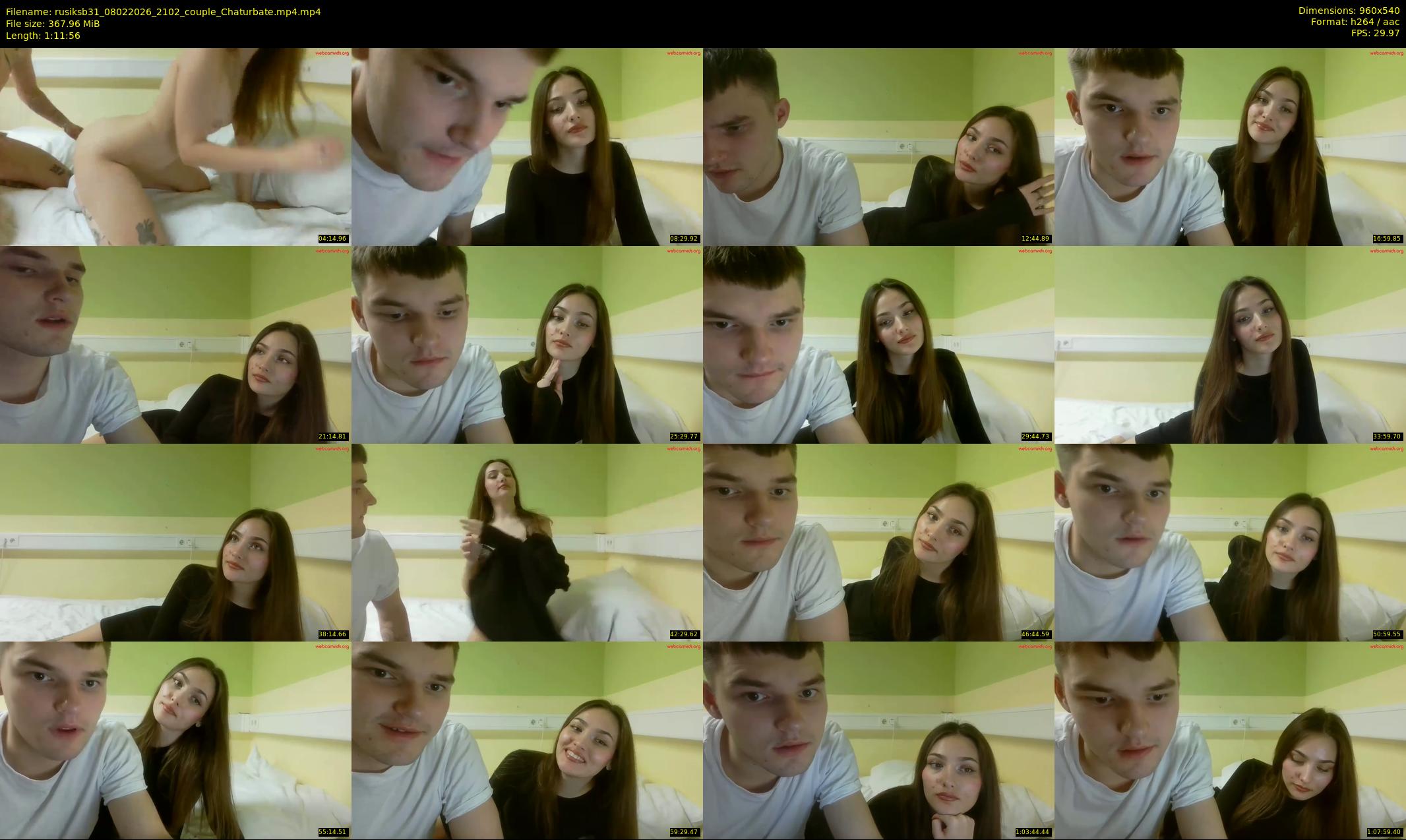 rusiksb31 — 72 minute Chaturbate couple cam show recording, 480p, Feb 8, 2026