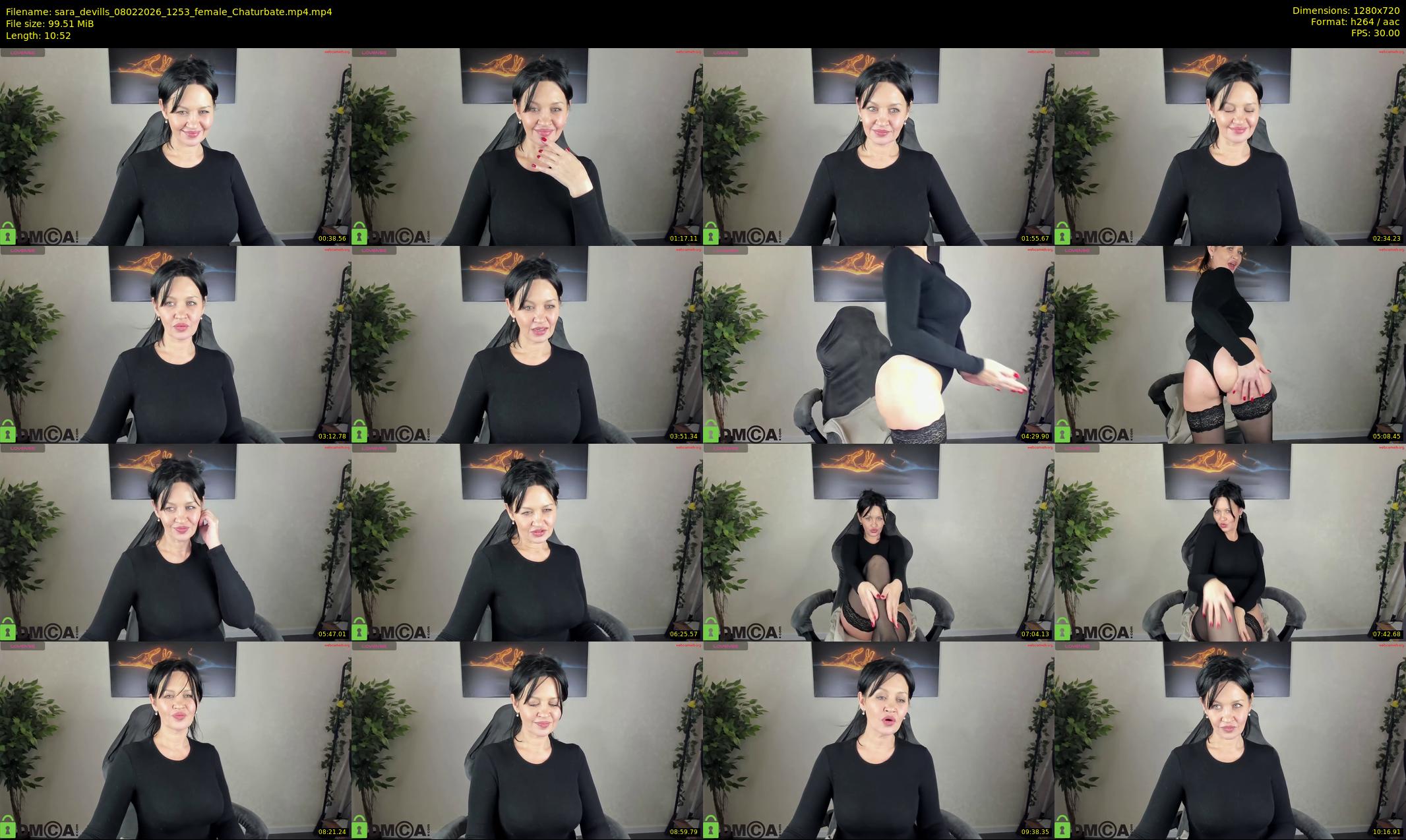 sara_devills — 11 minute Chaturbate female cam show recording, 720p, Feb 8, 2026