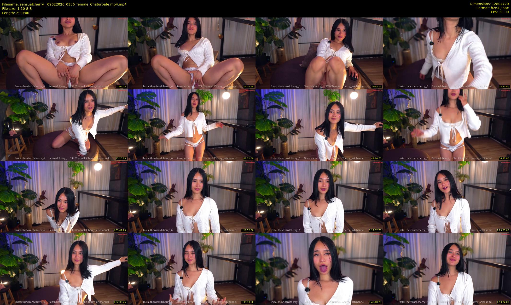 sensualcherry_ — 120 minute Chaturbate female cam show recording, 720p, Feb 9, 2026