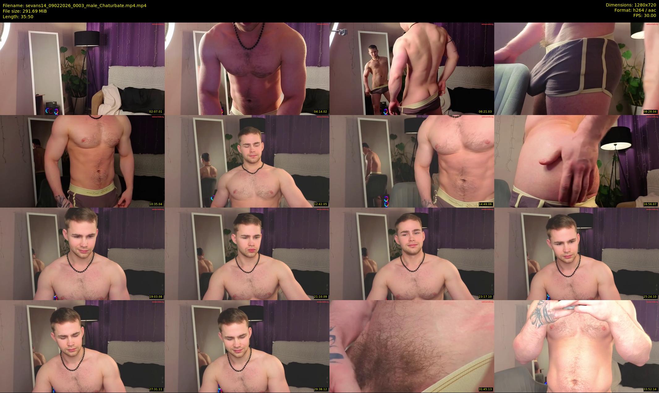 sevans14 — 36 minute Chaturbate male cam show recording, 720p, Feb 9, 2026