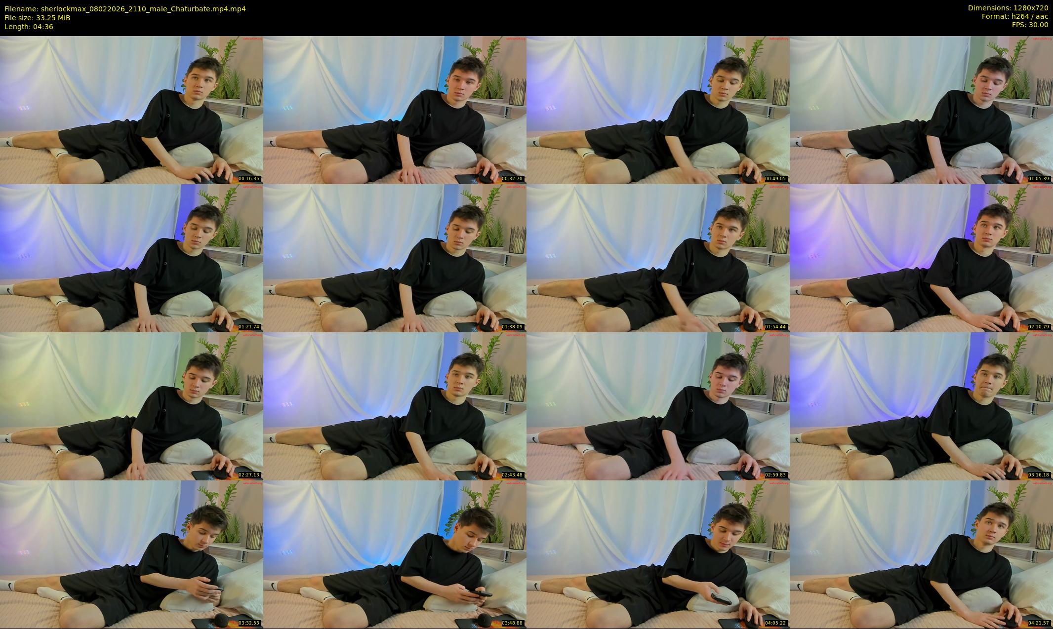 sherlockmax — 5 minute Chaturbate male cam show recording, 720p, Feb 8, 2026