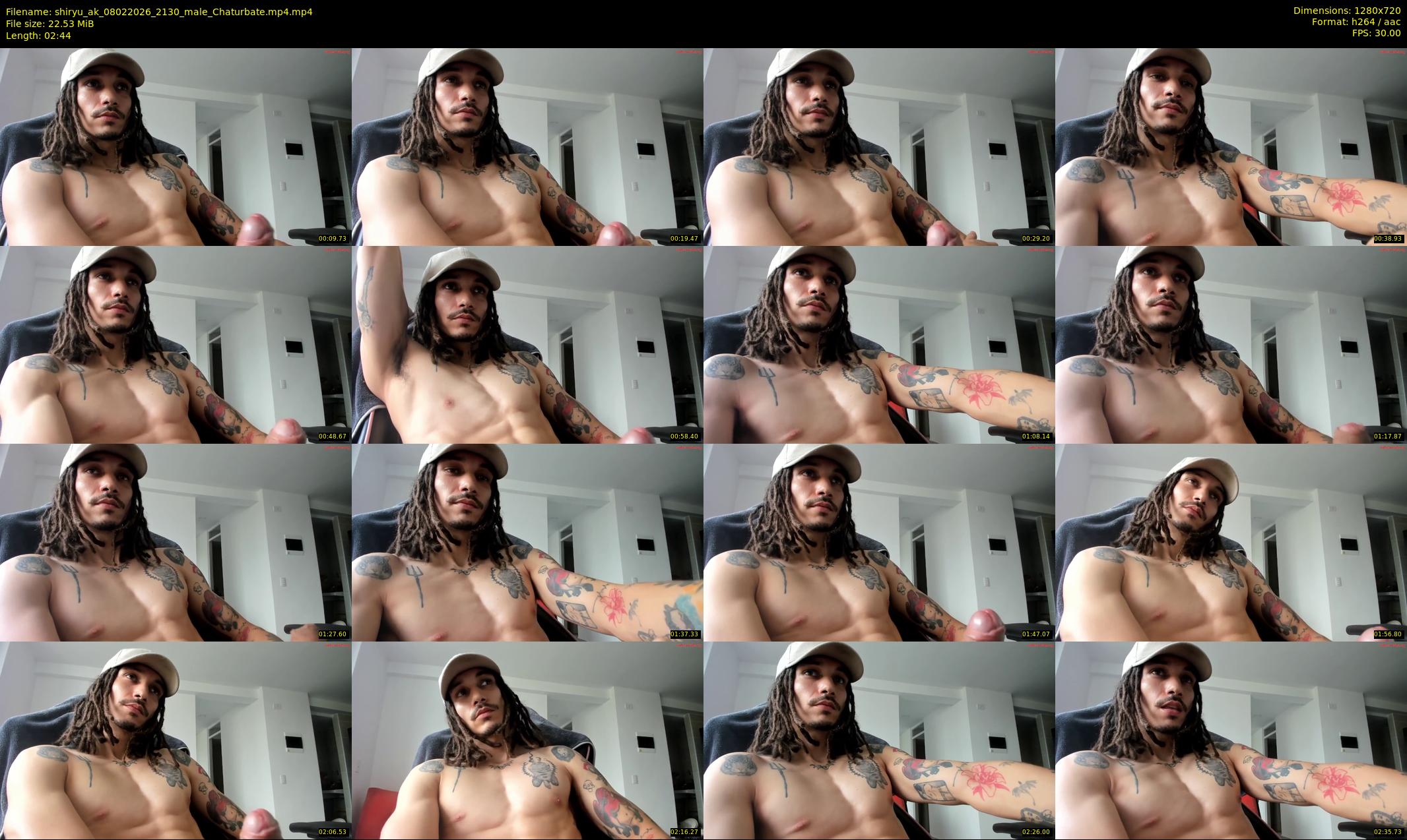 shiryu_ak — 3 minute Chaturbate male cam show recording, 720p, Feb 8, 2026
