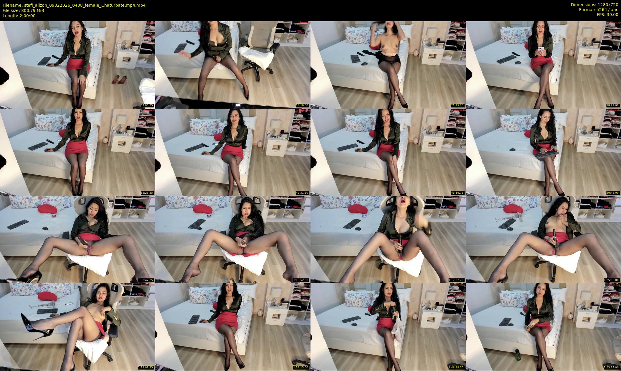 stefi_alizon — 120 minute Chaturbate female cam show recording, 720p, Feb 9, 2026