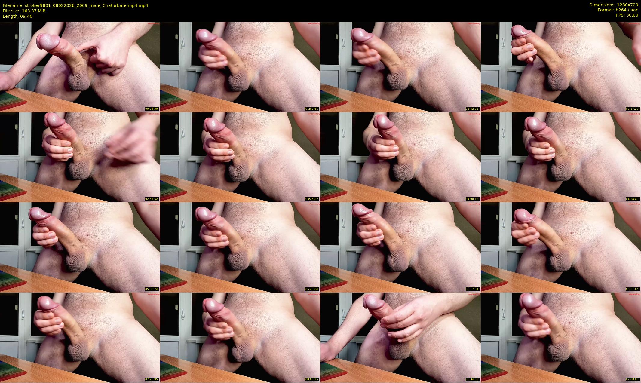 stroker9801 — 10 minute Chaturbate male cam show recording, 720p, Feb 8, 2026
