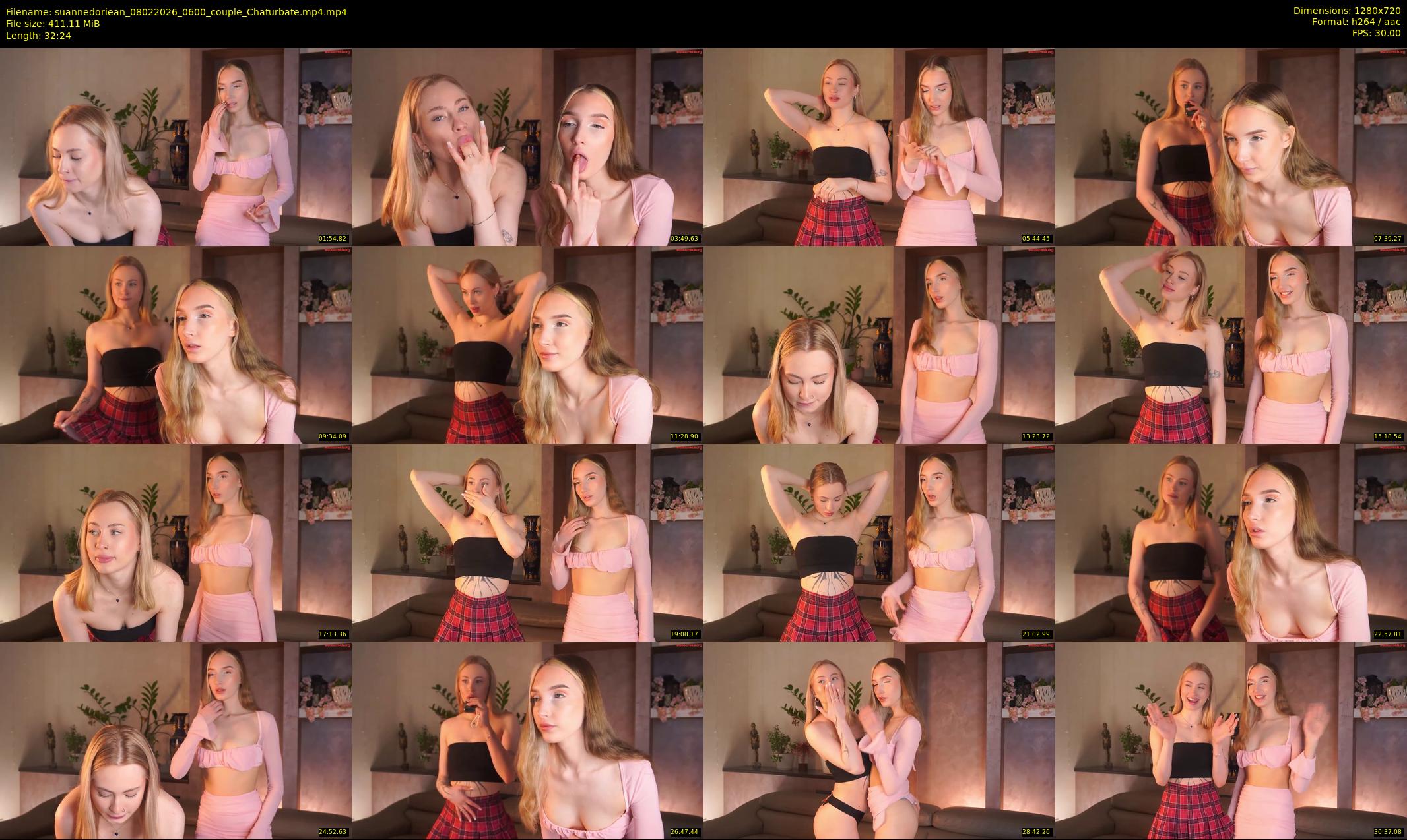 suannedoriean — 33 minute Chaturbate female cam show recording, 720p, Feb 8, 2026