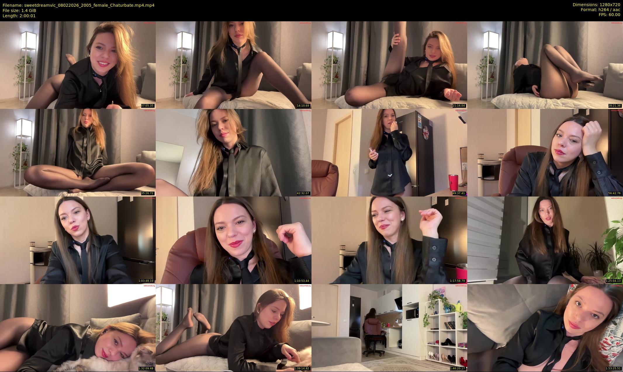 sweetdreamvic — 121 minute Chaturbate female cam show recording, 720p, Feb 8, 2026