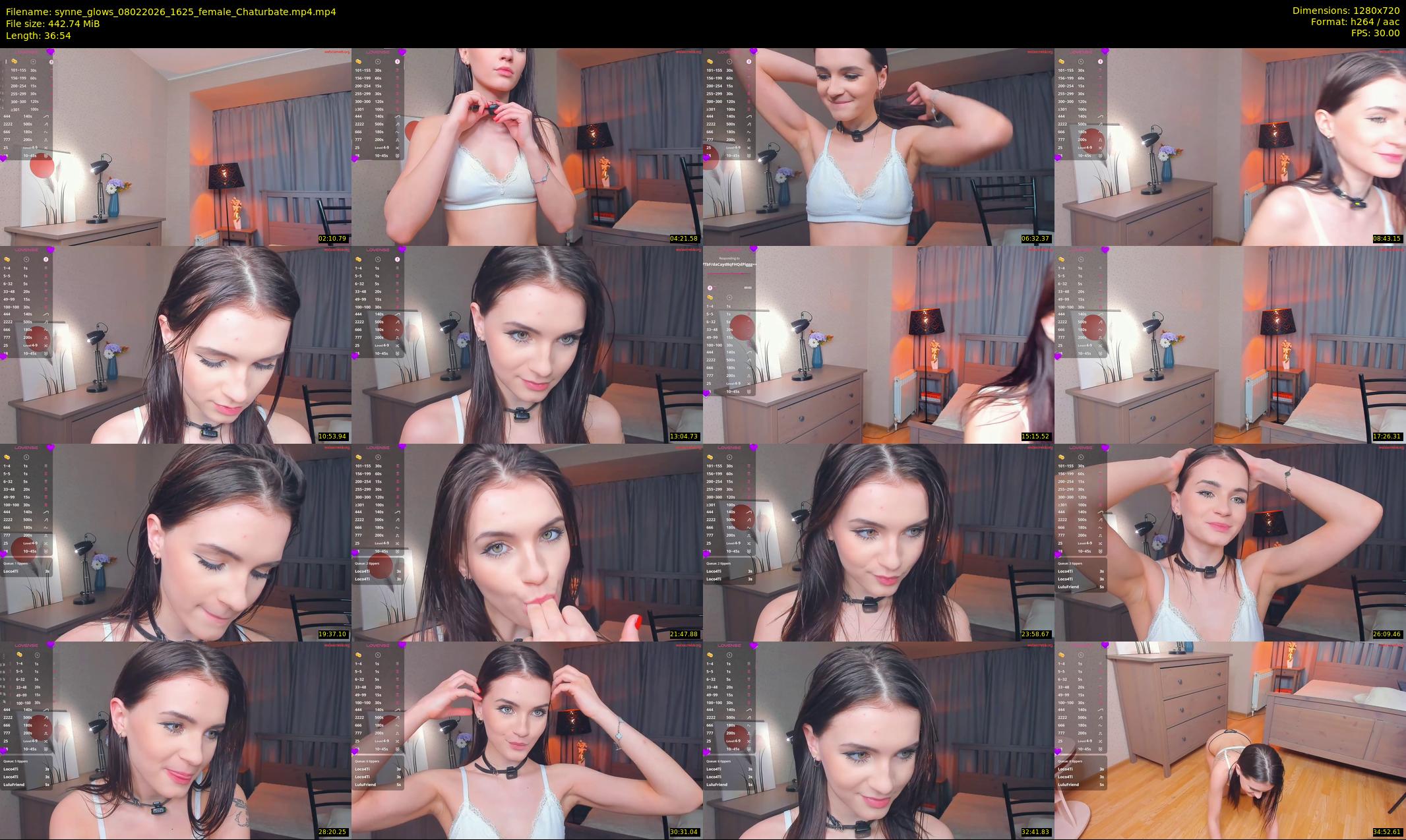 synne_glows — 37 minute Chaturbate female cam show recording, 720p, Feb 8, 2026
