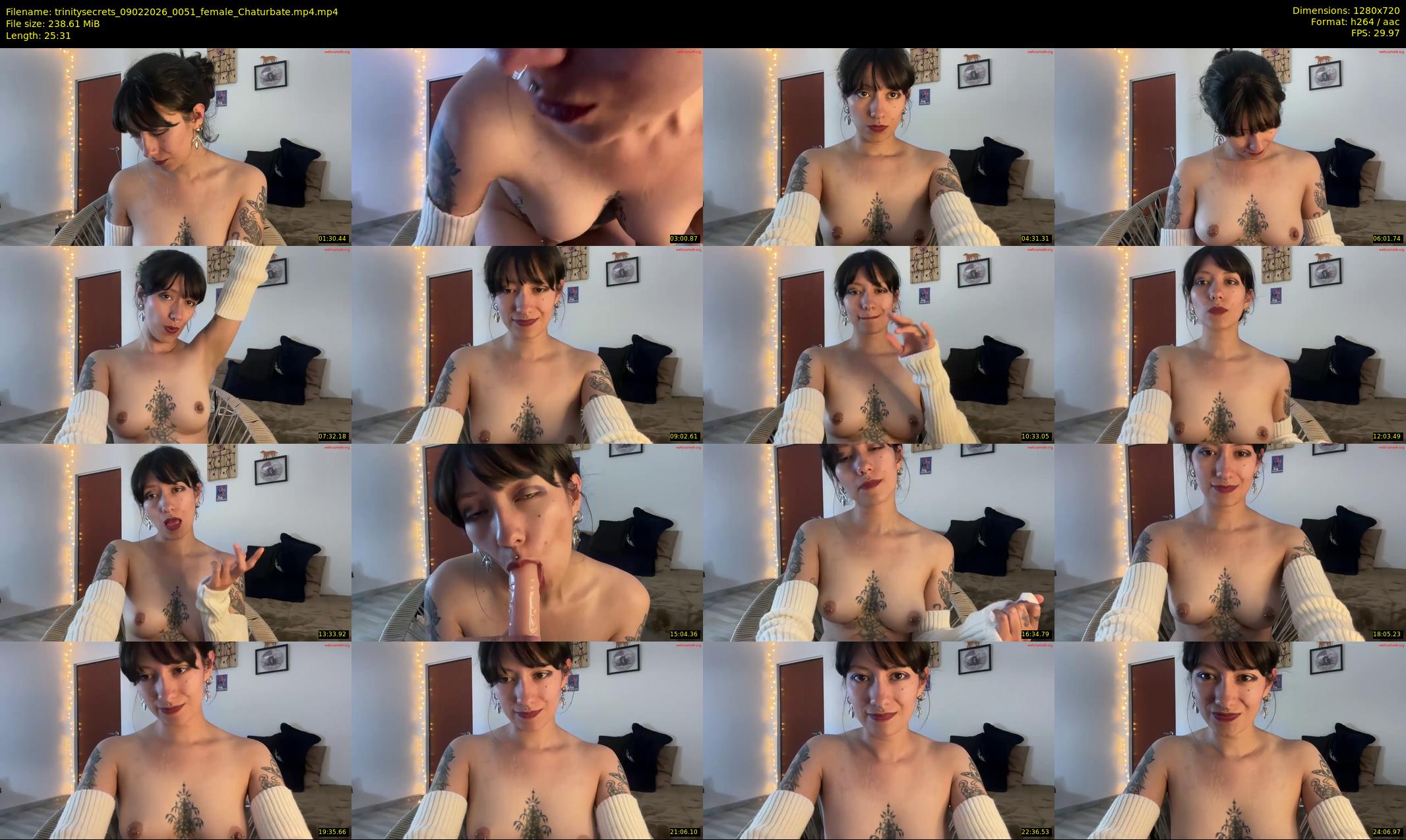 trinitysecrets — 26 minute Chaturbate female cam show recording, 720p, Feb 9, 2026