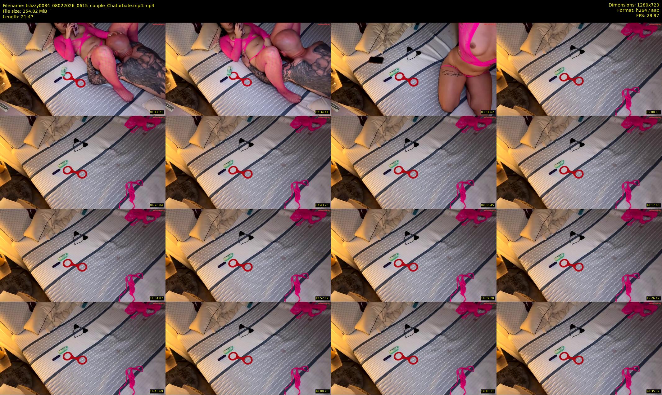 tslizzy0084 — 22 minute Chaturbate couple cam show recording, 720p, Feb 8, 2026