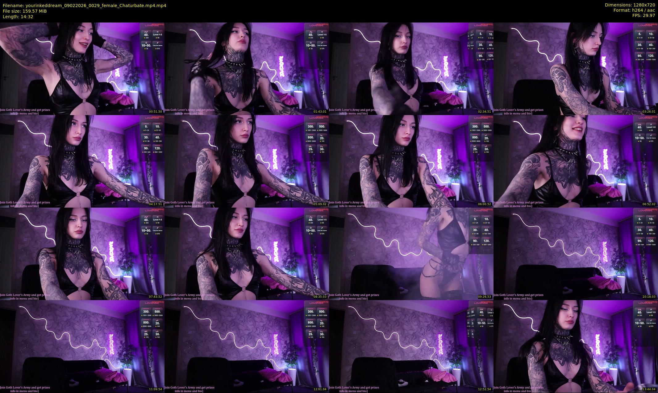 yourinkeddream — 15 minute Chaturbate couple cam show recording, 720p, Feb 9, 2026