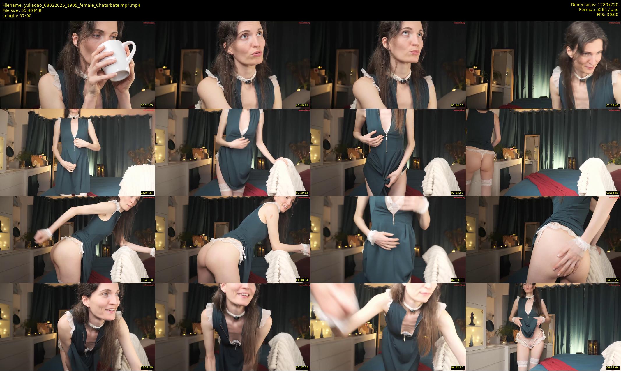 yulladao — 7 minute Chaturbate female cam show recording, 720p, Feb 8, 2026