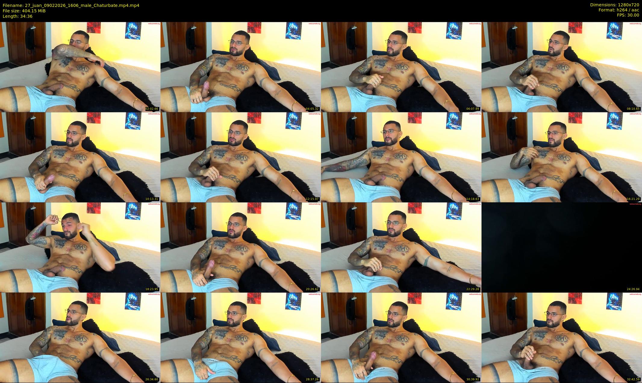 27_juan — 35 minute Chaturbate male cam show recording, 720p, Feb 9, 2026