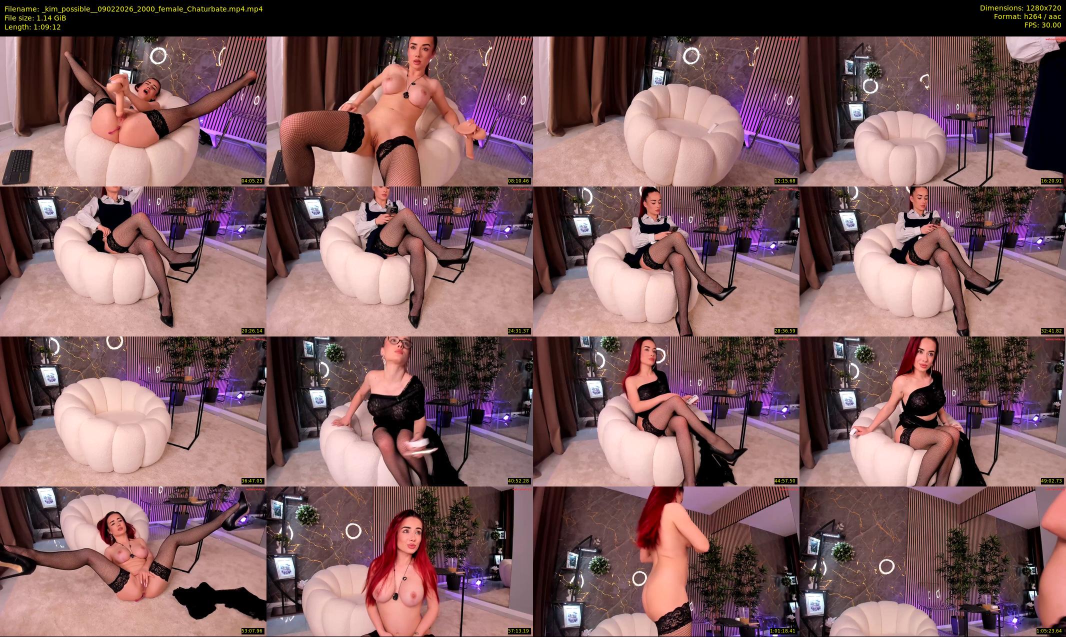 _kim_possible_ — 70 minute Chaturbate female cam show recording, 720p, Feb 9, 2026