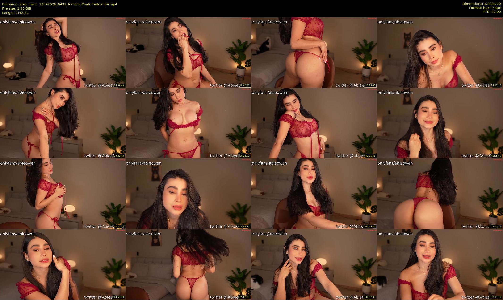 abie_owen — 103 minute Chaturbate female cam show recording, 720p, Feb 10, 2026