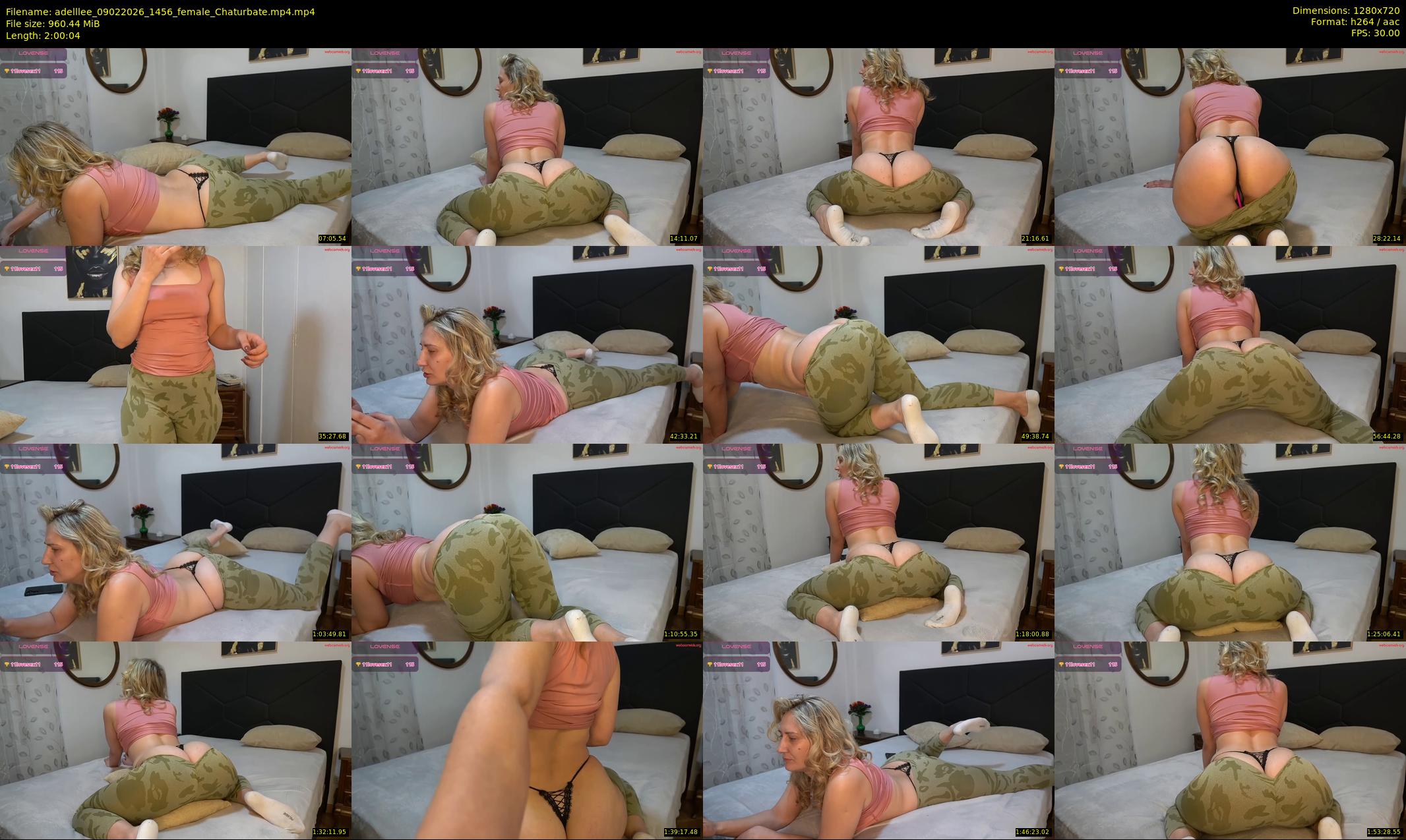 adelllee — 121 minute Chaturbate female cam show recording, 720p, Feb 9, 2026