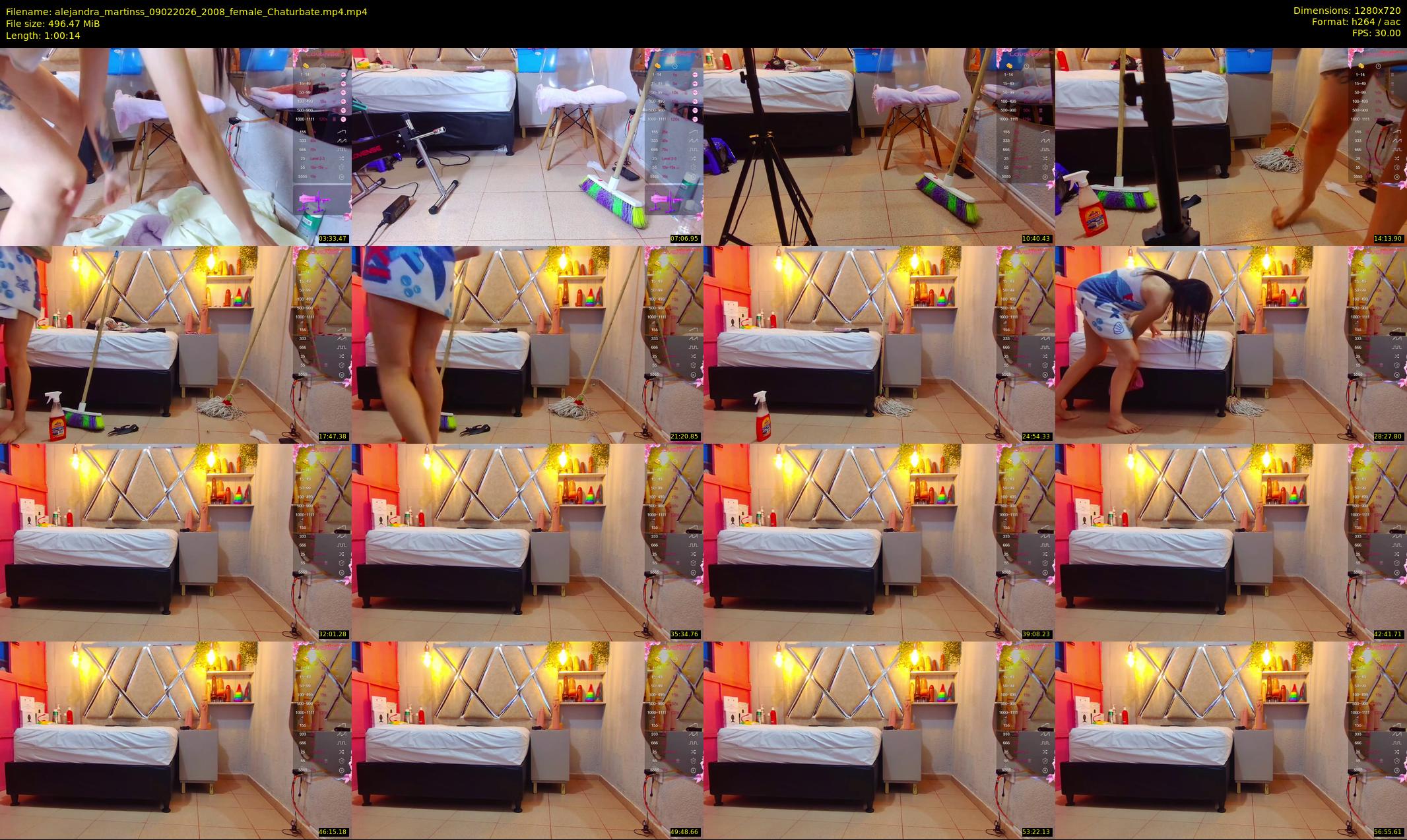 alejandra_martinss — 61 minute Chaturbate female cam show recording, 720p, Feb 9, 2026