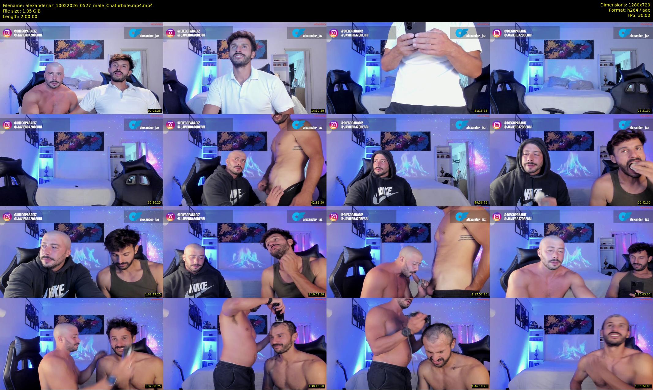 alexanderjaz — 120 minute Chaturbate male cam show recording, 720p, Feb 10, 2026