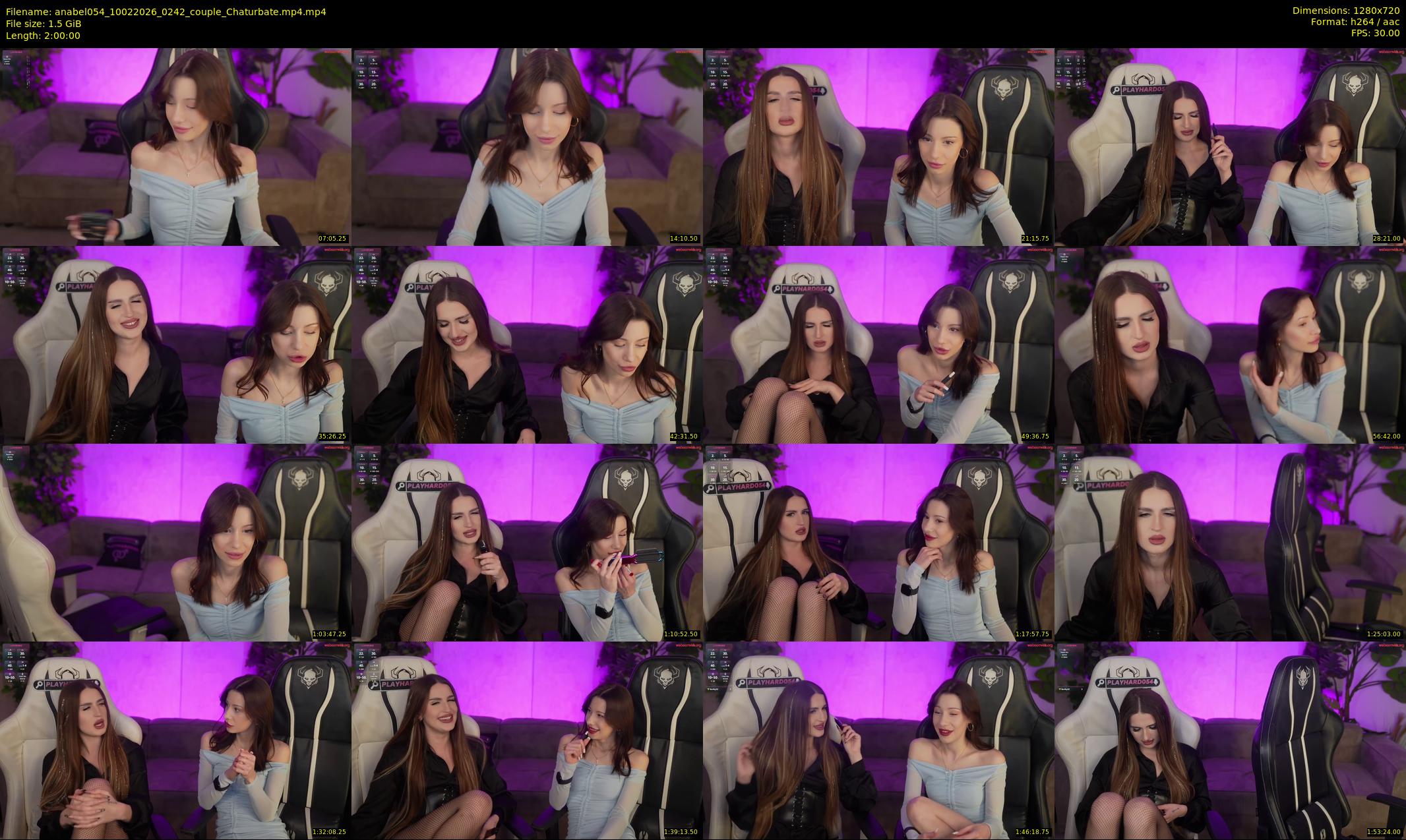 anabel054 — 120 minute Chaturbate female cam show recording, 720p, Feb 10, 2026