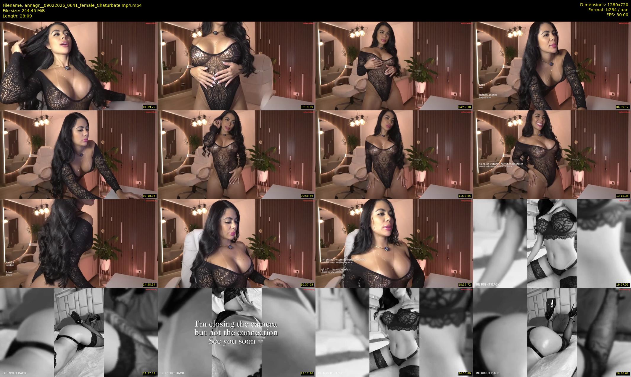 annagr_ — 29 minute Chaturbate female cam show recording, 720p, Feb 9, 2026