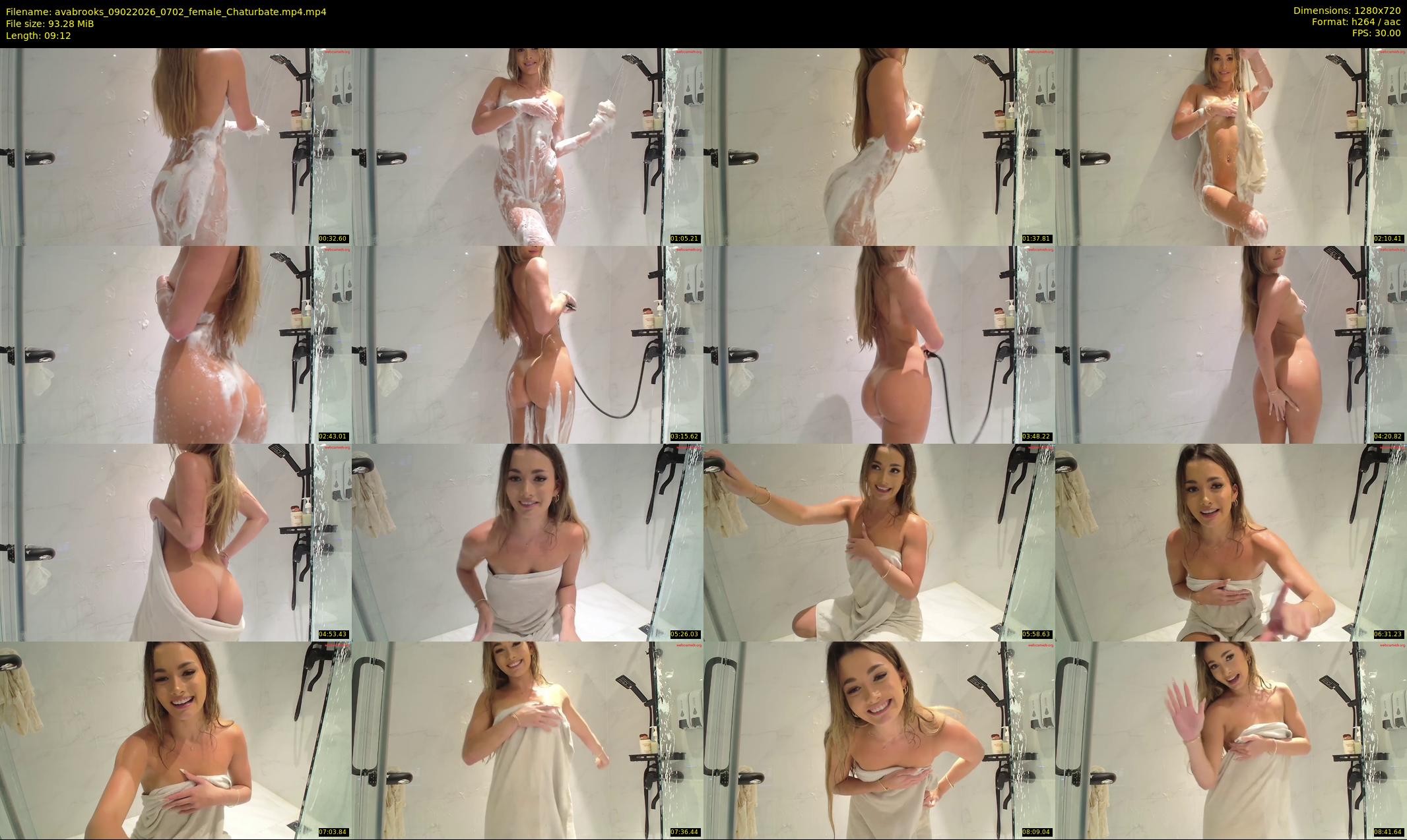avabrooks — 10 minute Chaturbate female cam show recording, 720p, Feb 9, 2026