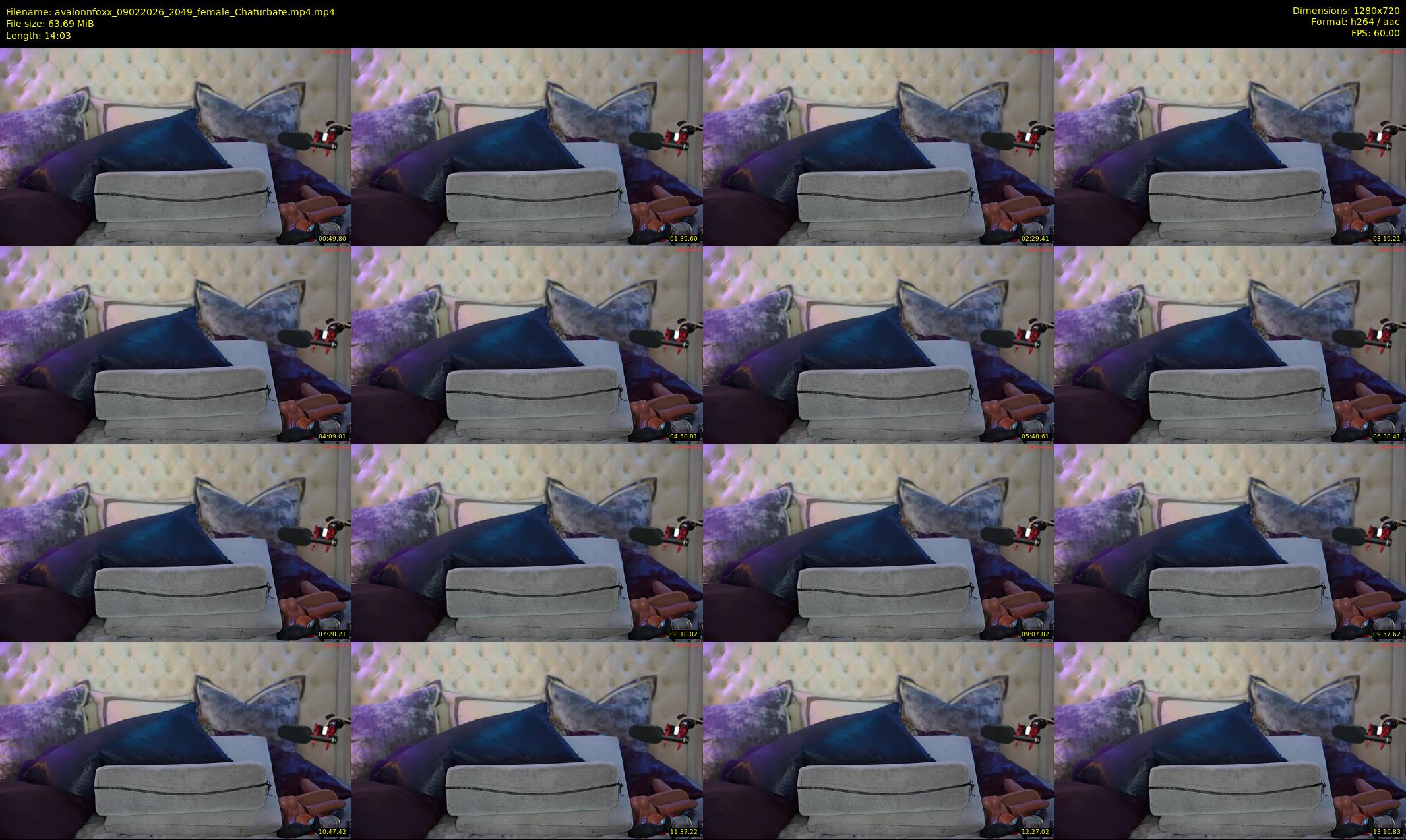 avalonnfoxx — 15 minute Chaturbate female cam show recording, 720p, Feb 9, 2026