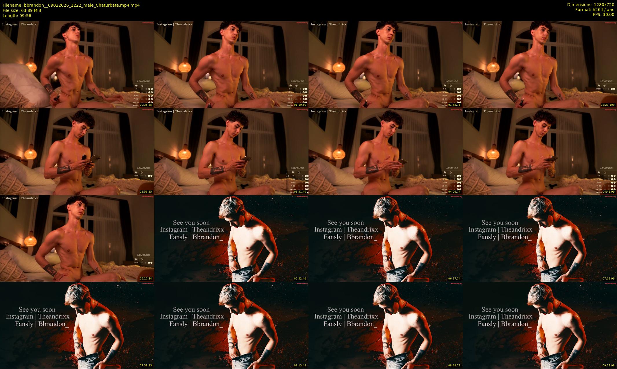 bbrandon_ — 10 minute Chaturbate male cam show recording, 720p, Feb 9, 2026