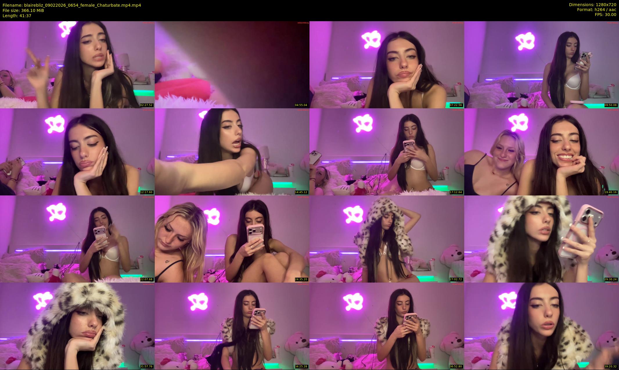 blairebliz — 42 minute Chaturbate female cam show recording, 720p, Feb 9, 2026