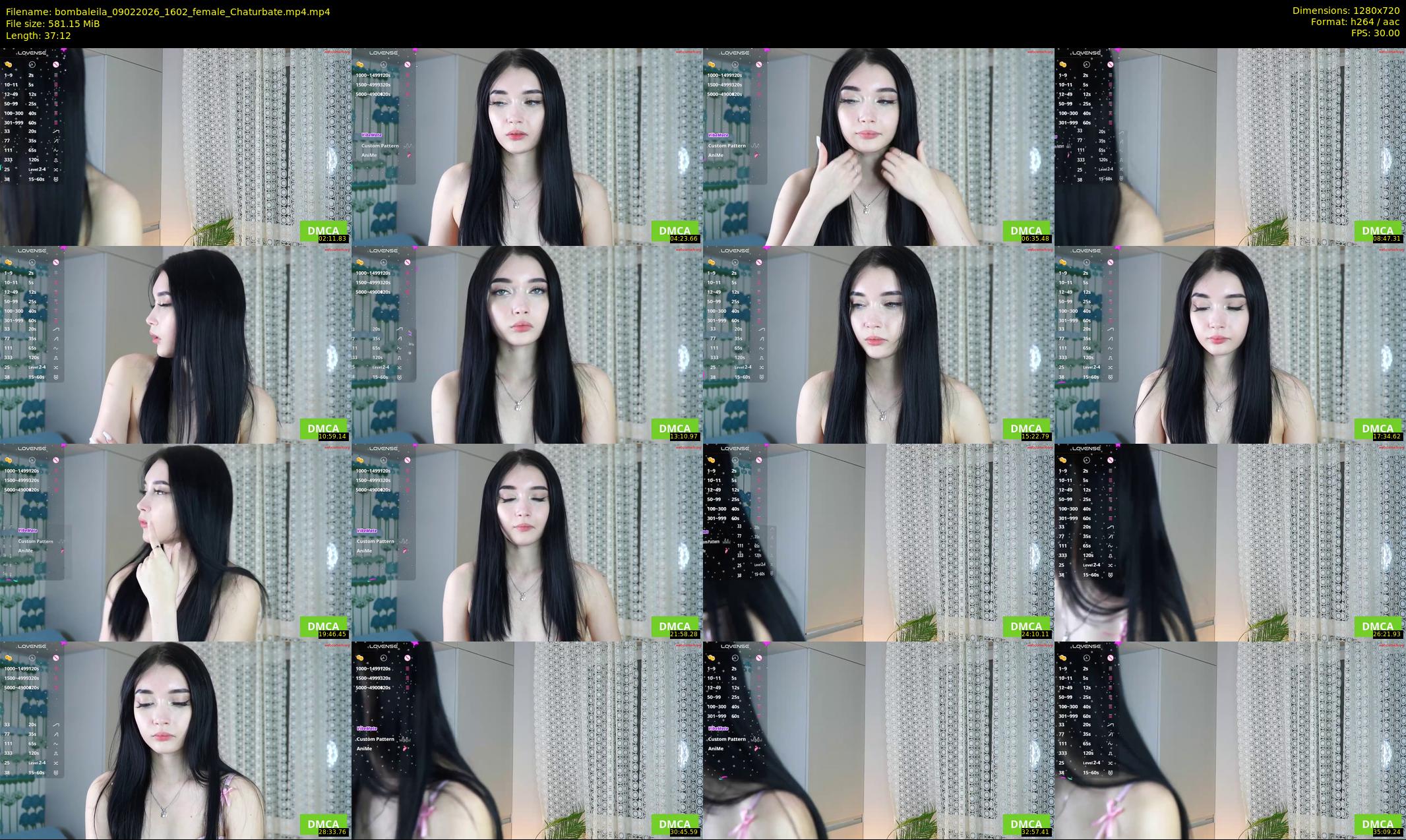bombaleila — 38 minute Chaturbate female cam show recording, 720p, Feb 9, 2026