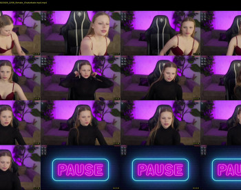 bright_diamonds_054 — 8 minute Chaturbate couple cam show recording, 720p, Feb 9, 2026