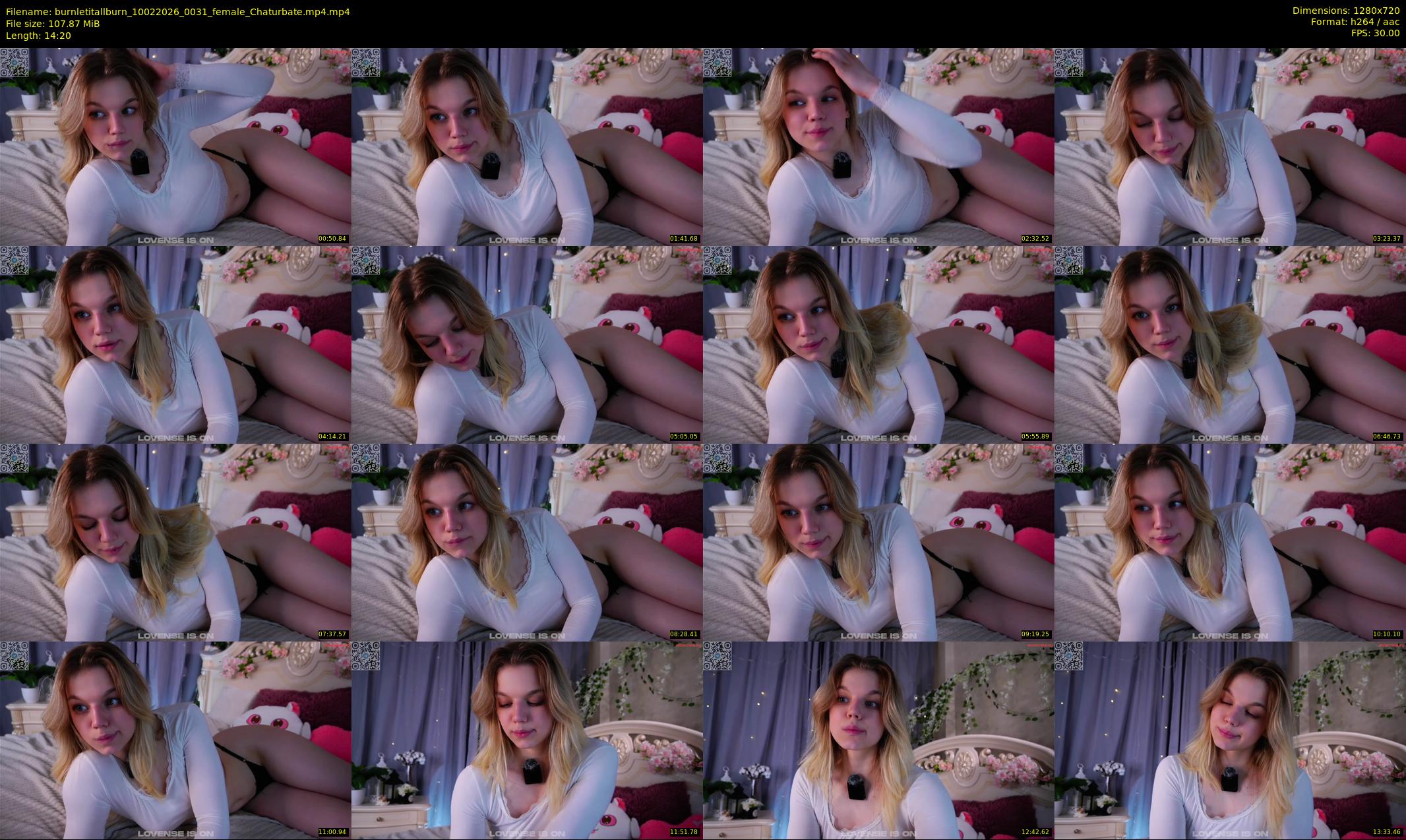 burnletitallburn — 15 minute Chaturbate female cam show recording, 720p, Feb 10, 2026