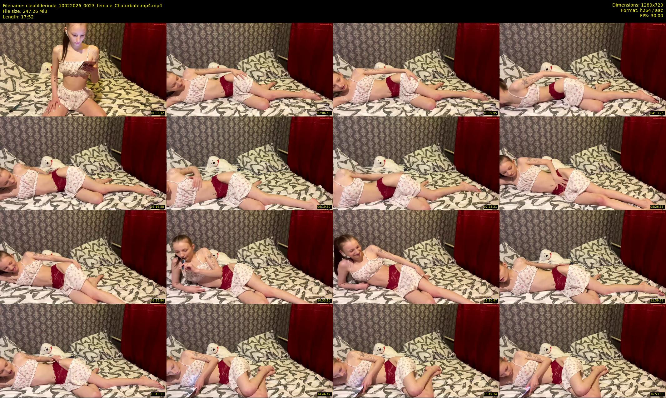 cleotilderinde — 18 minute Chaturbate female cam show recording, 720p, Feb 10, 2026