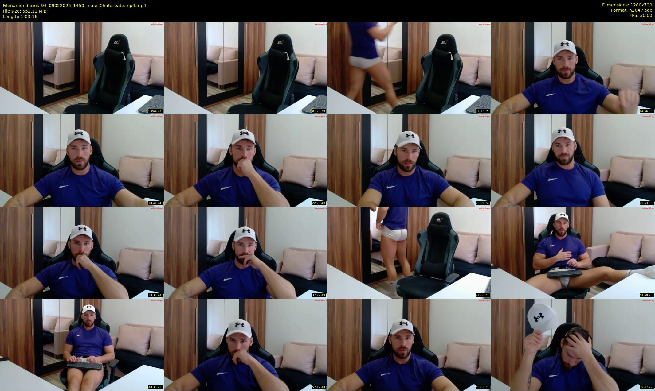 darius_94 — 64 minute Chaturbate male cam show recording, 720p, Feb 9, 2026