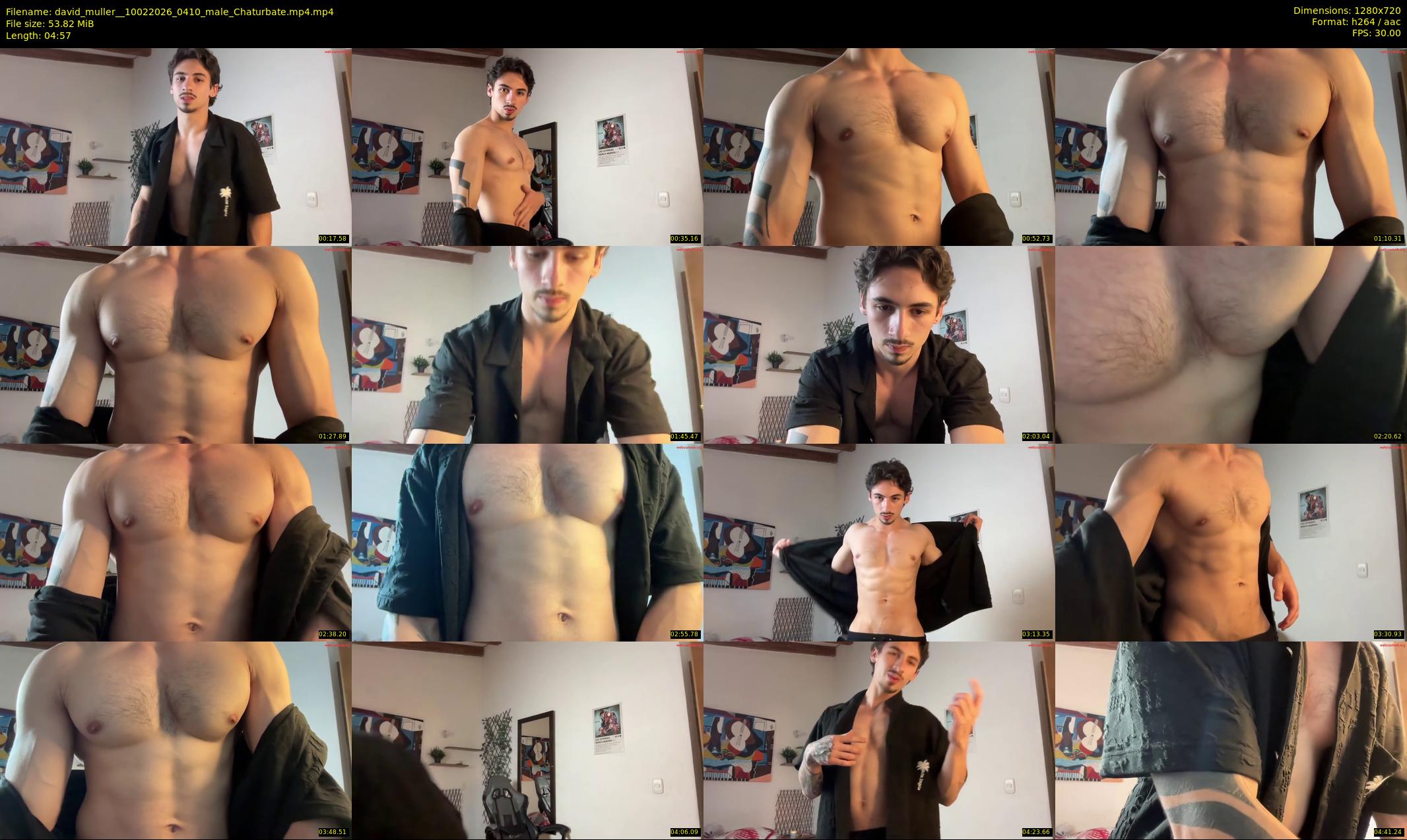 david_muller_ — 5 minute Chaturbate male cam show recording, 720p, Feb 10, 2026