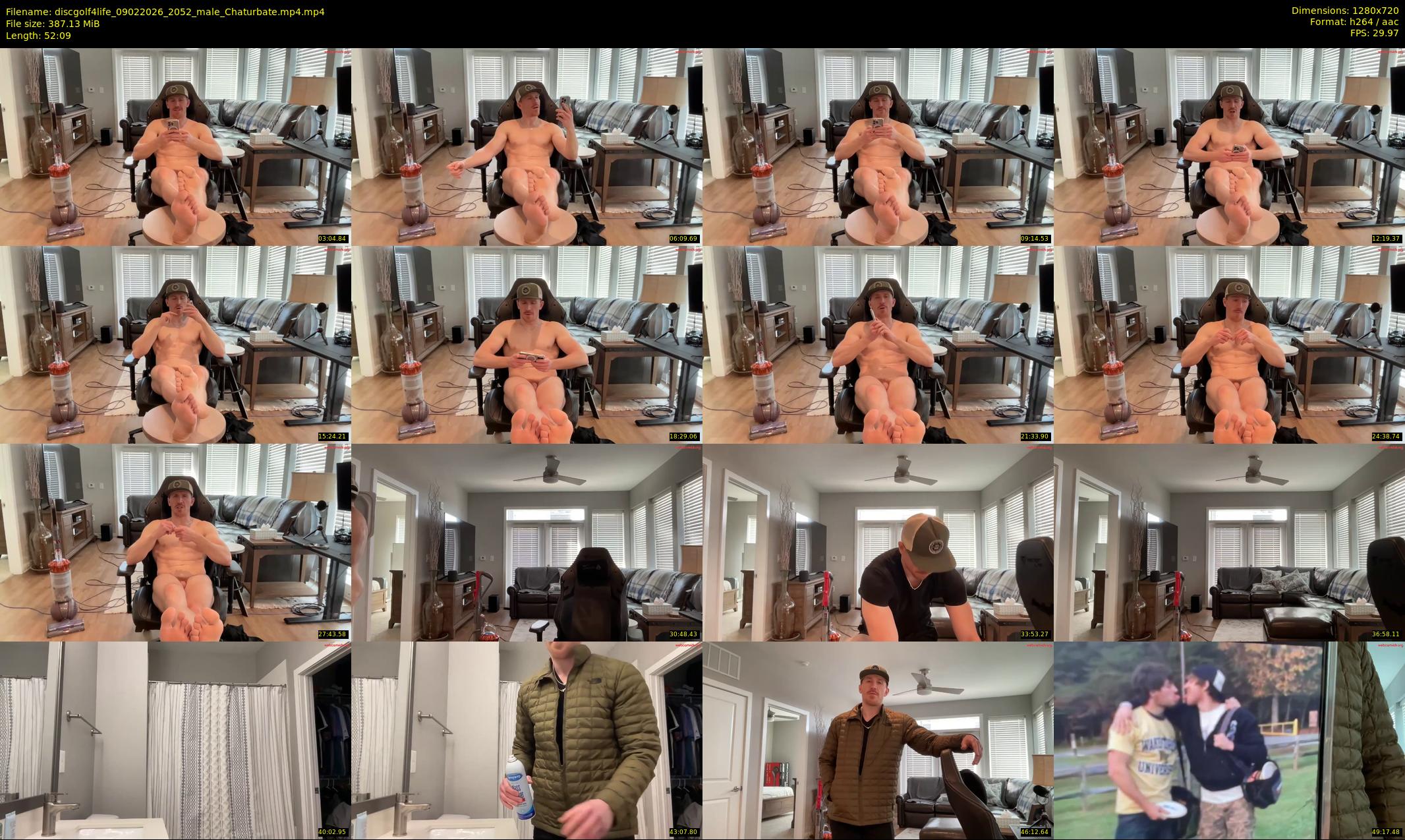 discgolf4life — 53 minute Chaturbate male cam show recording, 720p, Feb 9, 2026