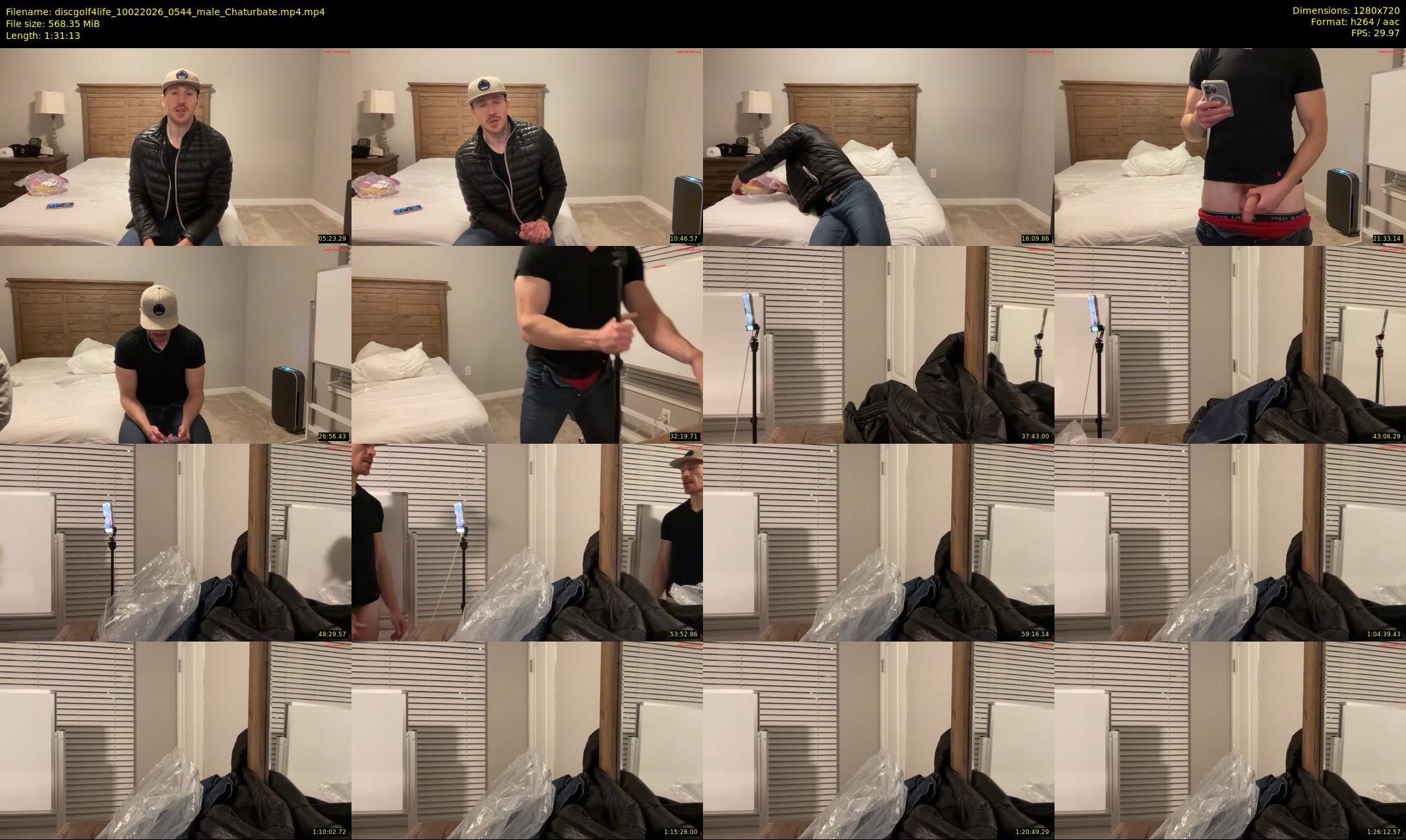 discgolf4life — 92 minute Chaturbate male cam show recording, 720p, Feb 10, 2026