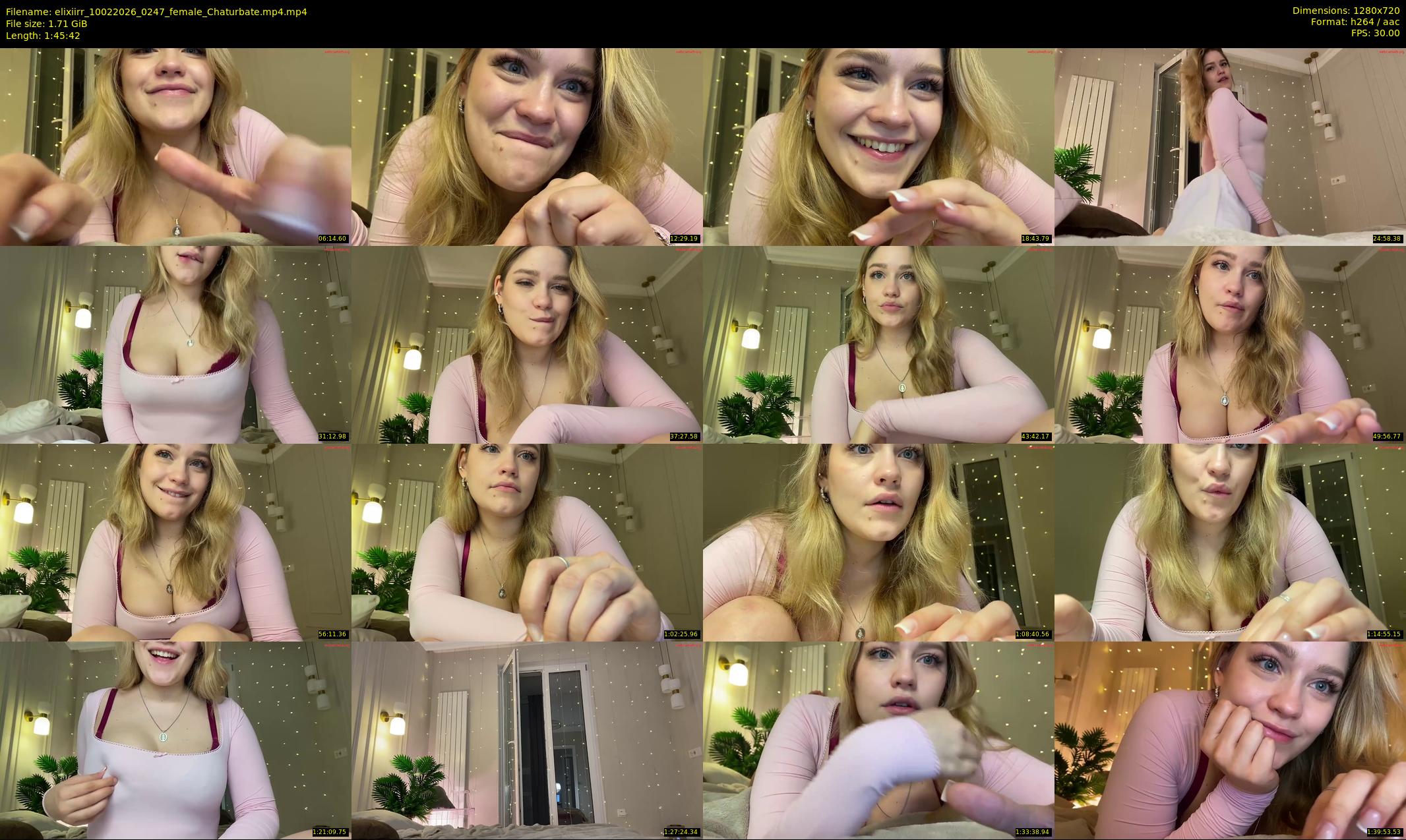 elixiirr — 106 minute Chaturbate female cam show recording, 720p, Feb 10, 2026