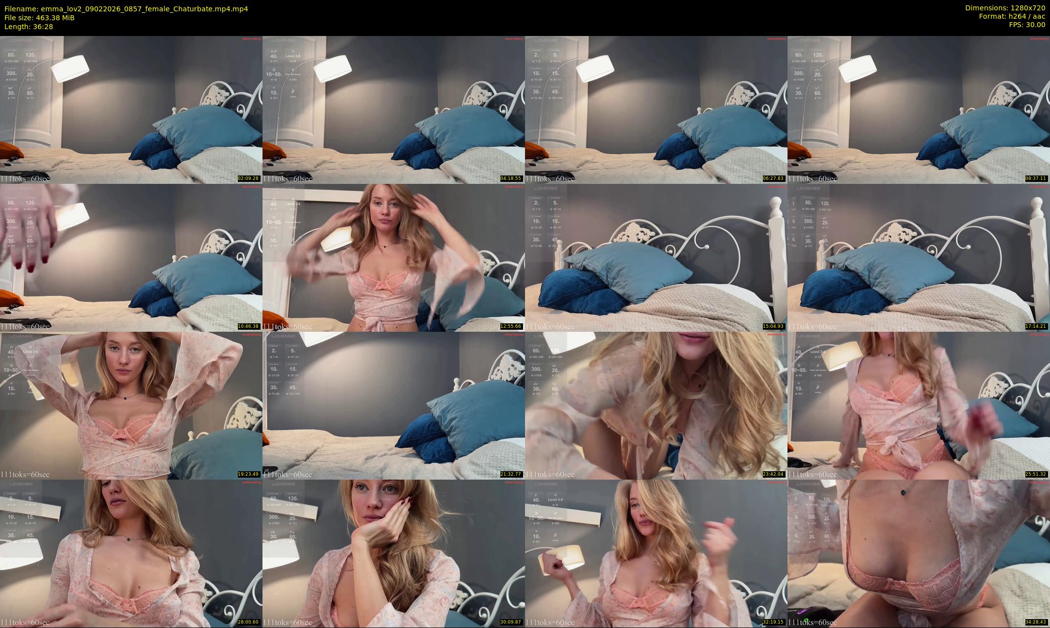 emma_lov2 — 37 minute Chaturbate female cam show recording, 720p, Feb 9, 2026