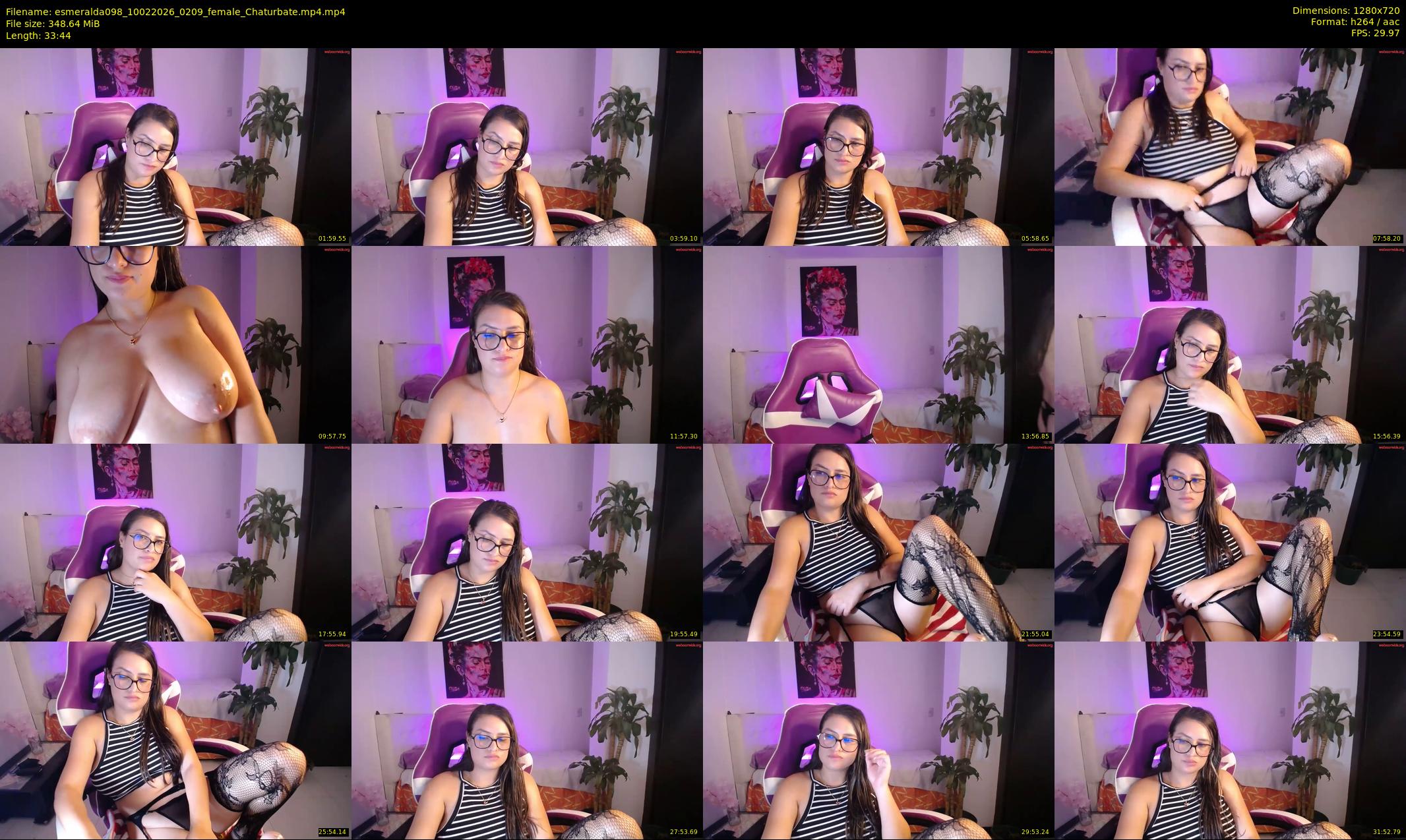 esmeralda098 — 34 minute Chaturbate female cam show recording, 720p, Feb 10, 2026