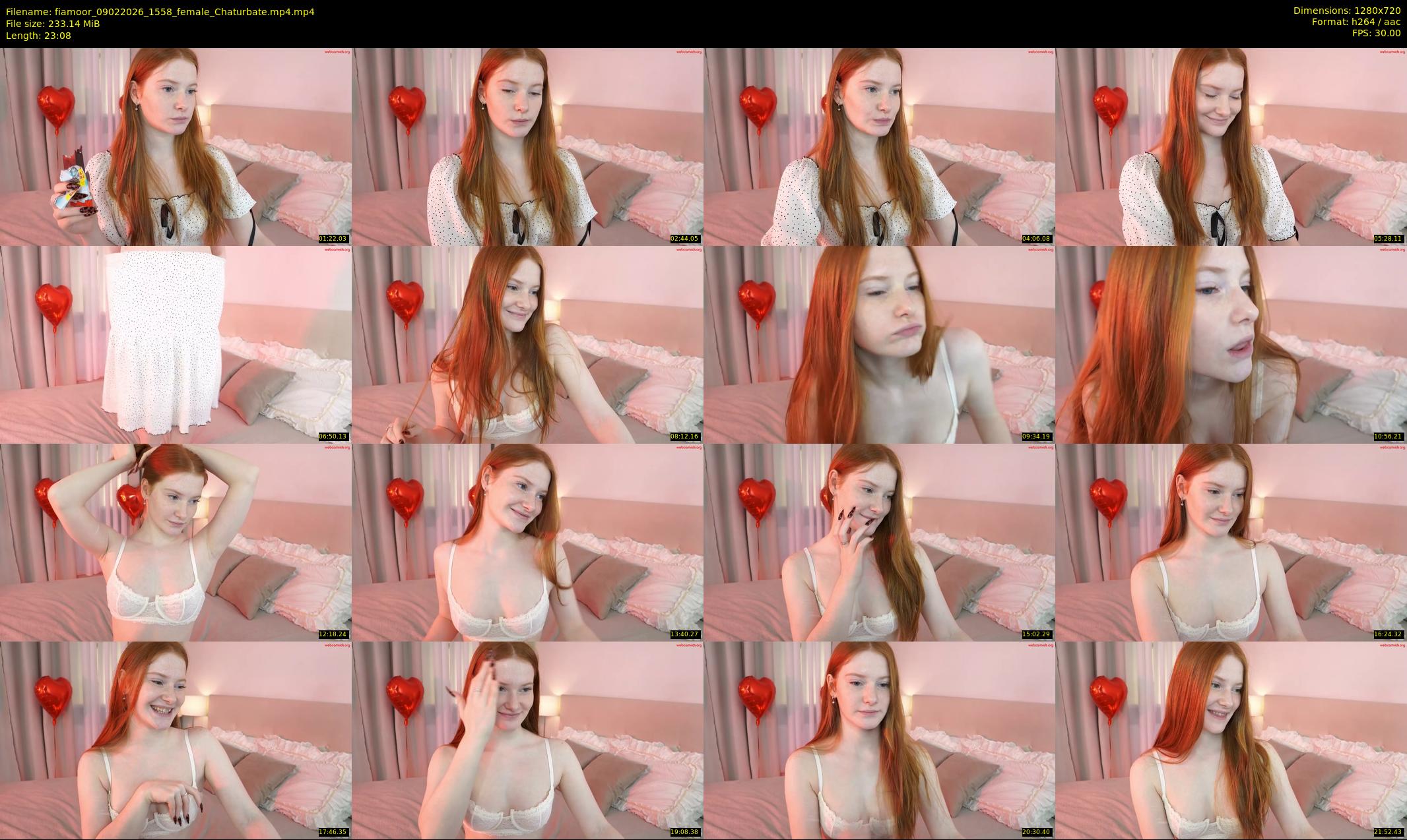 fiamoor — 24 minute Chaturbate female cam show recording, 720p, Feb 9, 2026
