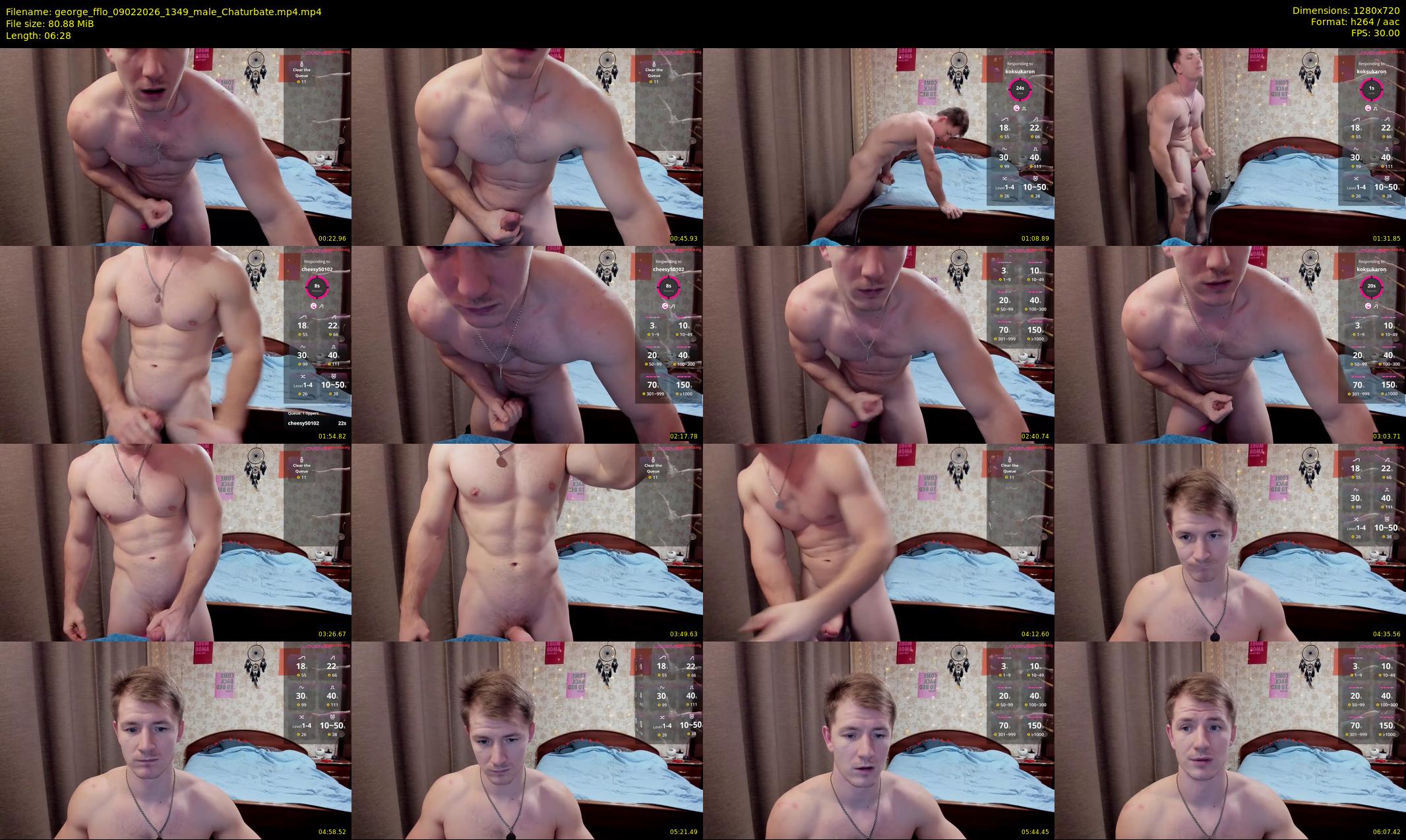 george_fflo — 7 minute Chaturbate male cam show recording, 720p, Feb 9, 2026