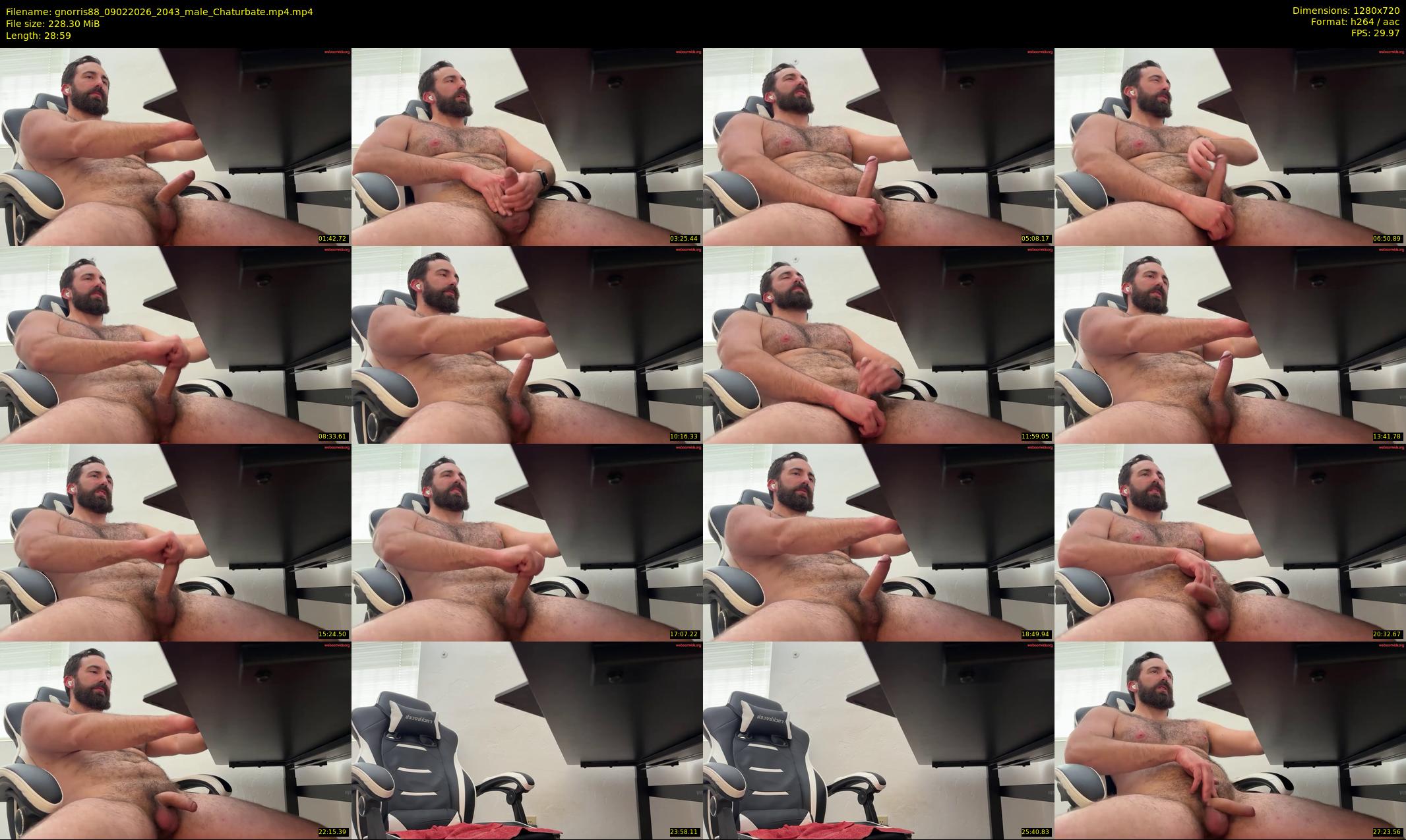 gnorris88 — 29 minute Chaturbate male cam show recording, 720p, Feb 9, 2026