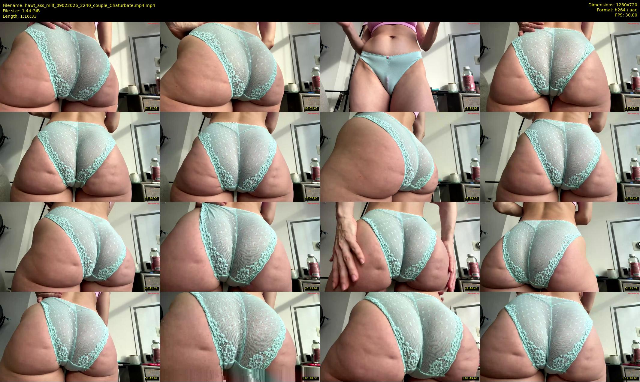 hawt_ass_milf — 77 minute Chaturbate female cam show recording, 720p, Feb 9, 2026