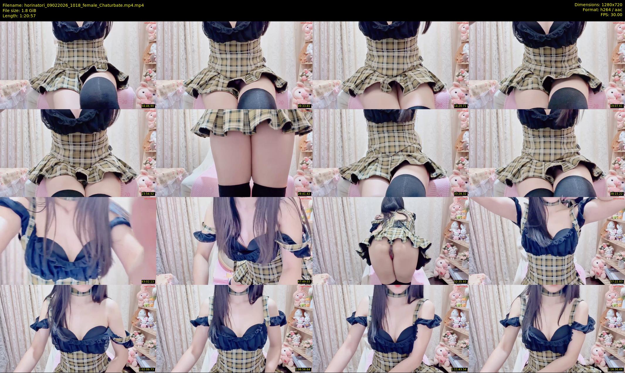horinatori — 81 minute Chaturbate female cam show recording, 720p, Feb 9, 2026