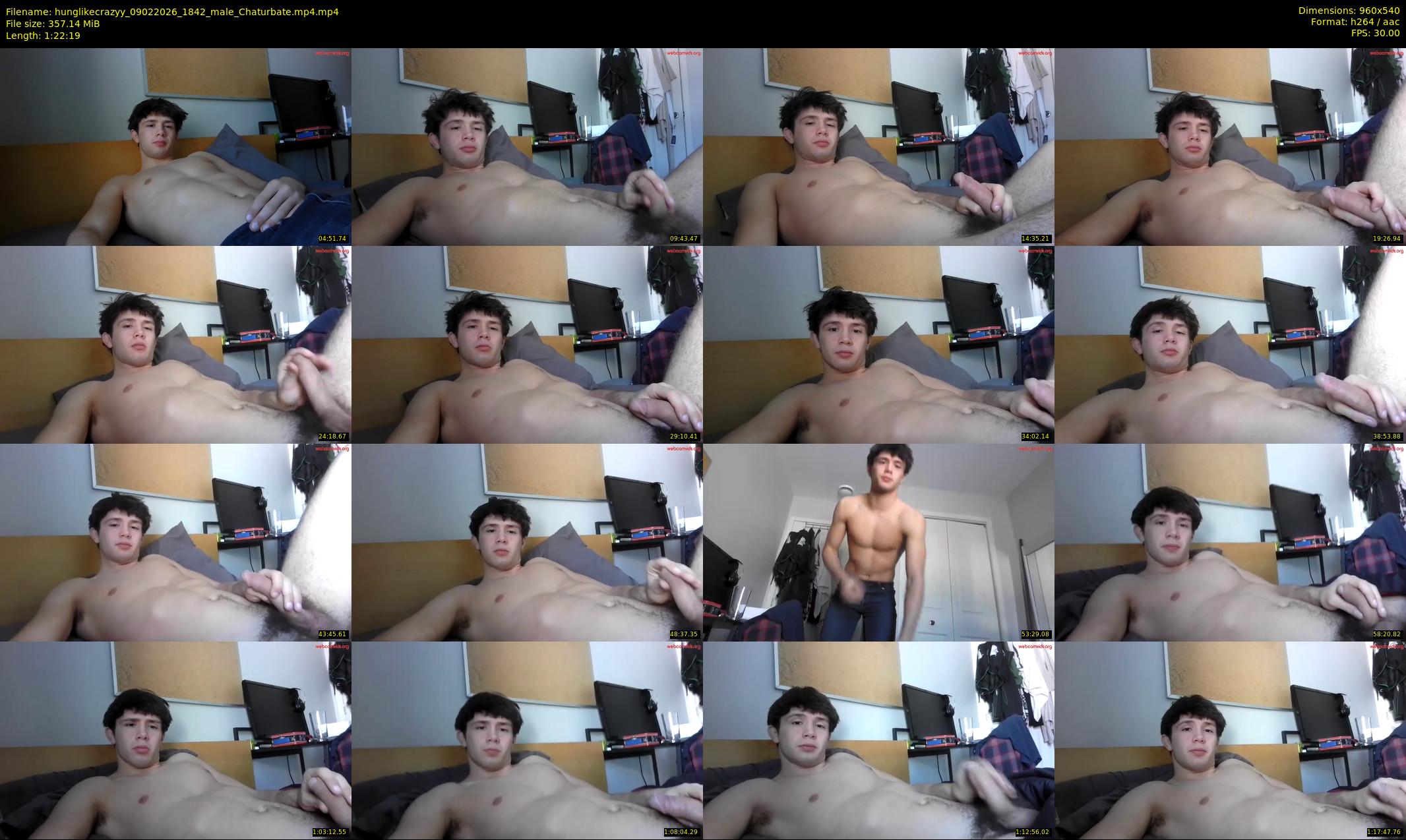 hunglikecrazyy — 83 minute Chaturbate male cam show recording, 480p, Feb 9, 2026