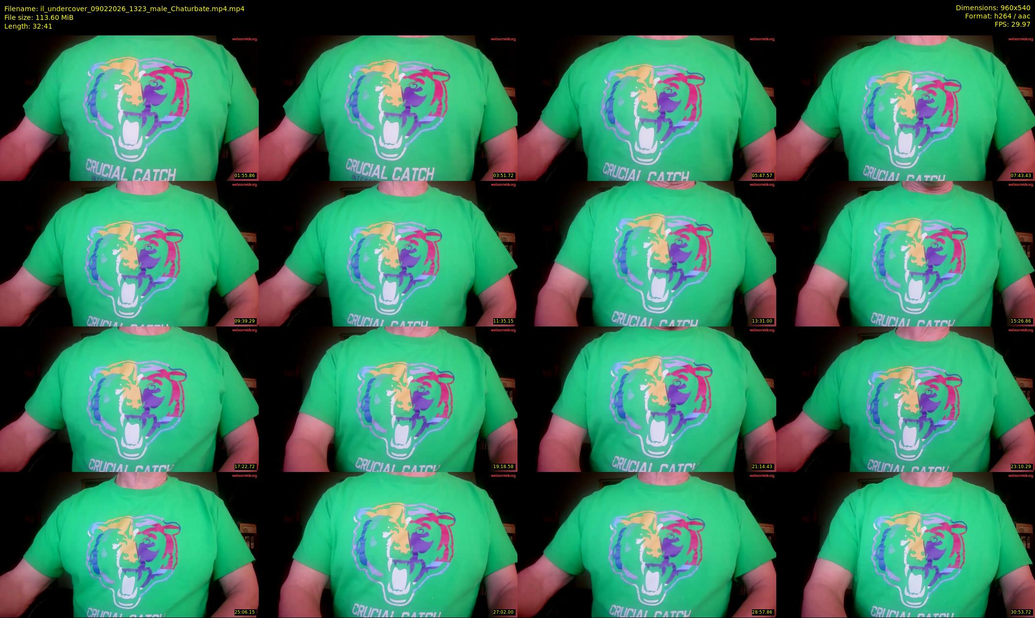 il_undercover — 33 minute Chaturbate male cam show recording, 480p, Feb 9, 2026