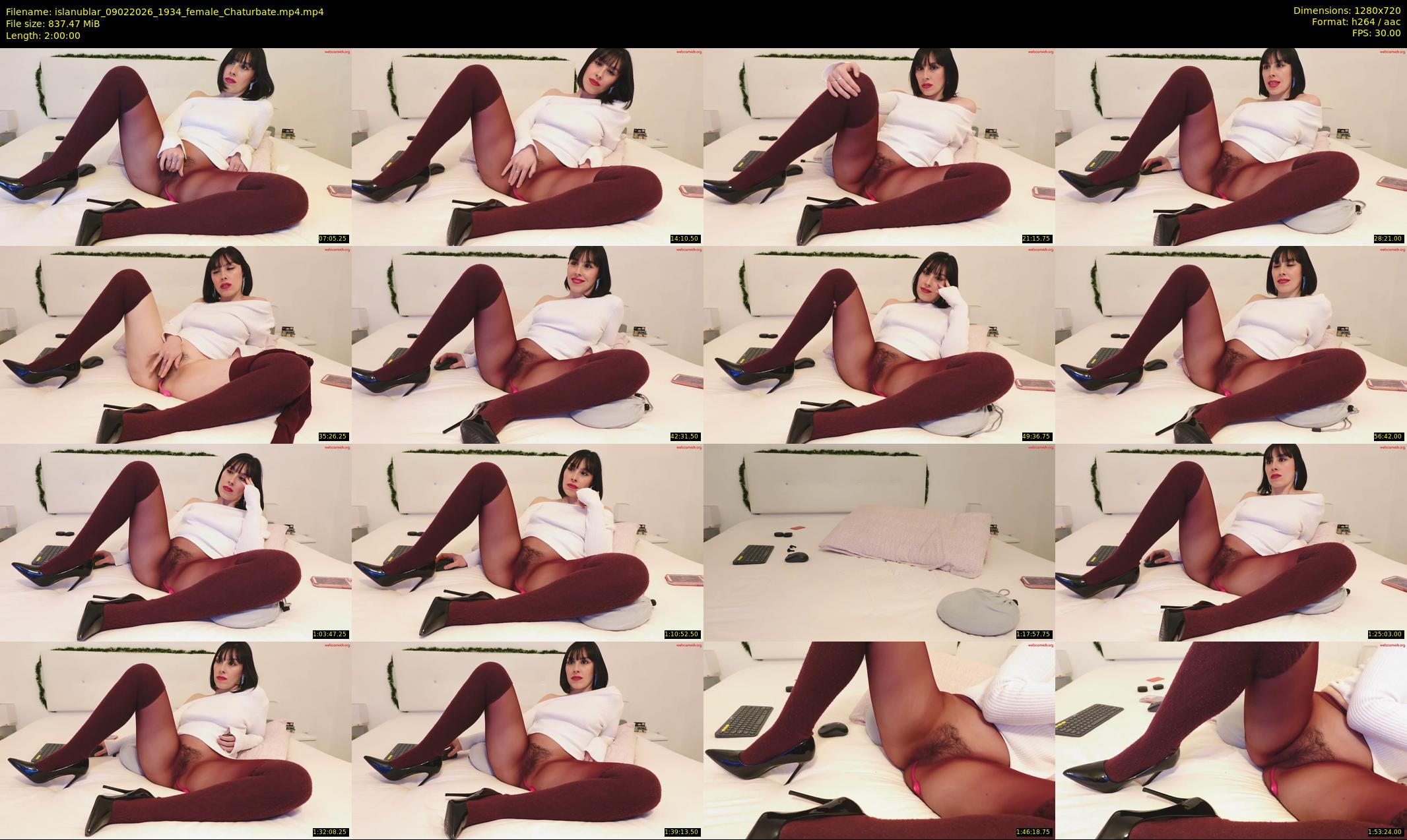 islanublar — 120 minute Chaturbate female cam show recording, 720p, Feb 9, 2026