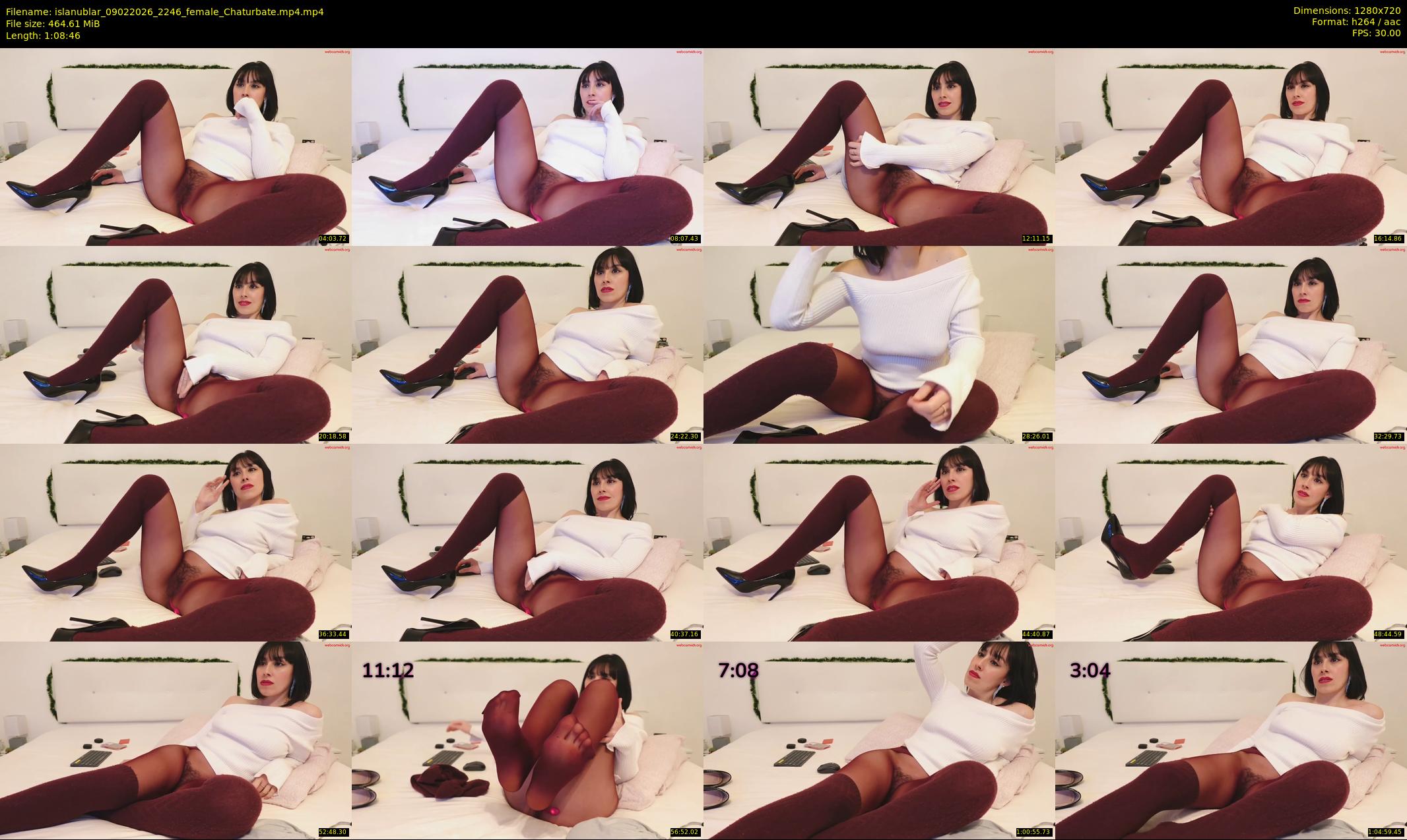 islanublar — 69 minute Chaturbate female cam show recording, 720p, Feb 9, 2026