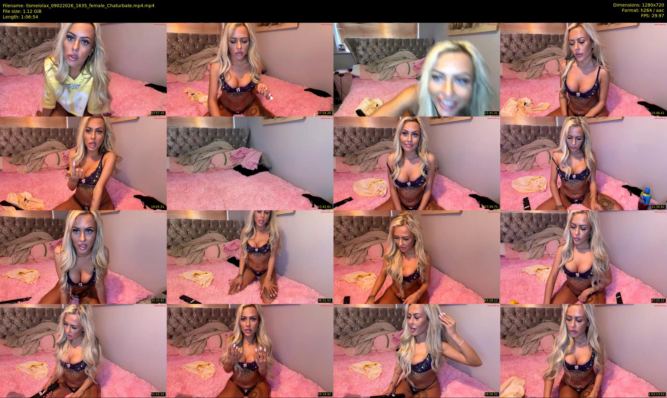itsmelolax — 67 minute Chaturbate female cam show recording, 720p, Feb 9, 2026