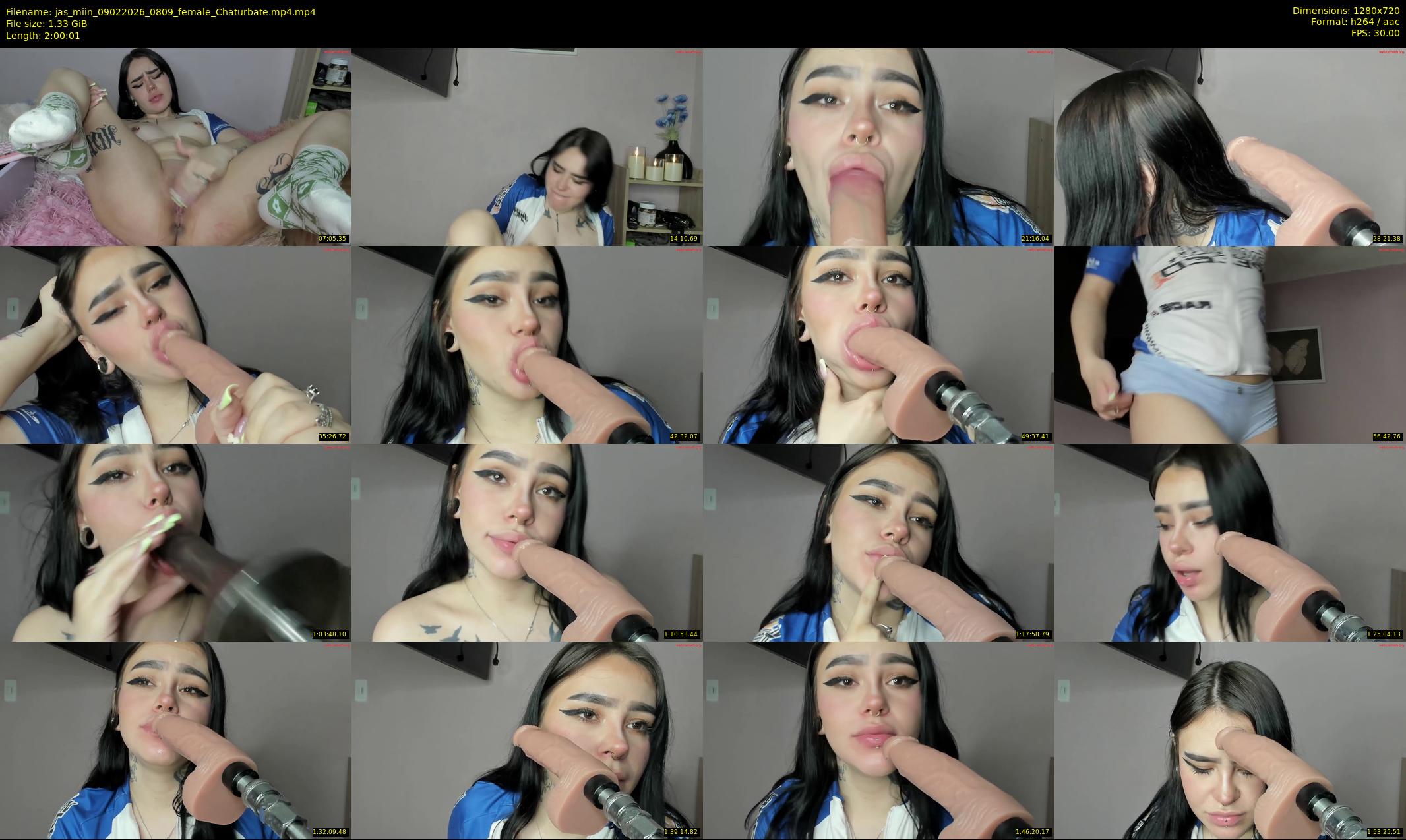 jas_miin — 121 minute Chaturbate female cam show recording, 720p, Feb 9, 2026